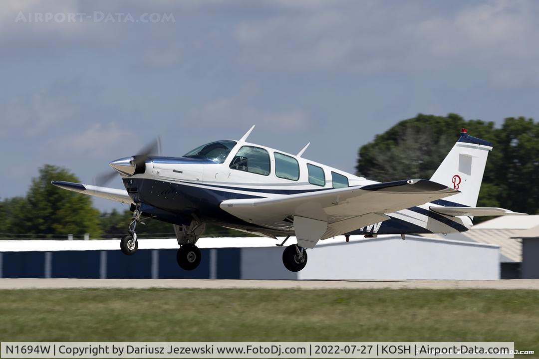 N1694W, 1972 Beech A36 Bonanza 36 C/N E-363, Beech A36 Bonanza  C/N E-363, N1694W