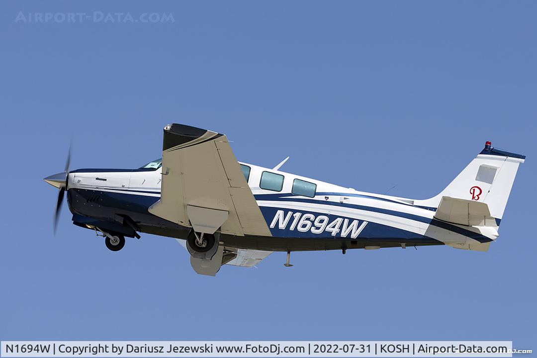 N1694W, 1972 Beech A36 Bonanza 36 C/N E-363, Beech A36 Bonanza  C/N E-363, N1694W