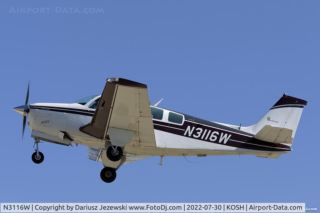 N3116W, 1973 Beech A36 Bonanza 36 C/N E-499, Beech A36 Bonanza 36  C/N E-499, N3116W