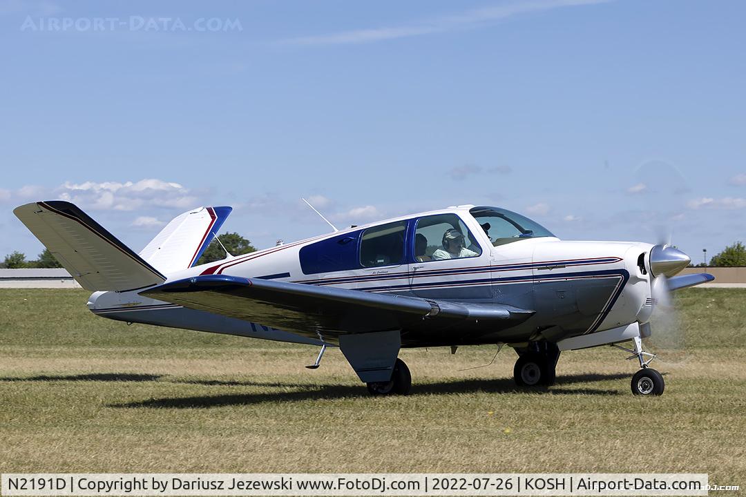 N2191D, 1953 Beech D35 C/N D-3538, Beech D35 Bonanza  C/N D-3538, N2191D