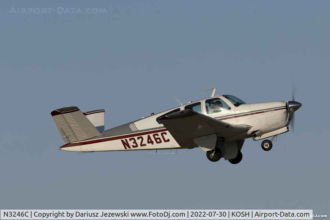 N3246C, 1954 Beech E35 C/N D-3911, Beech E35 Bonanza  C/N D-3911, N3246C