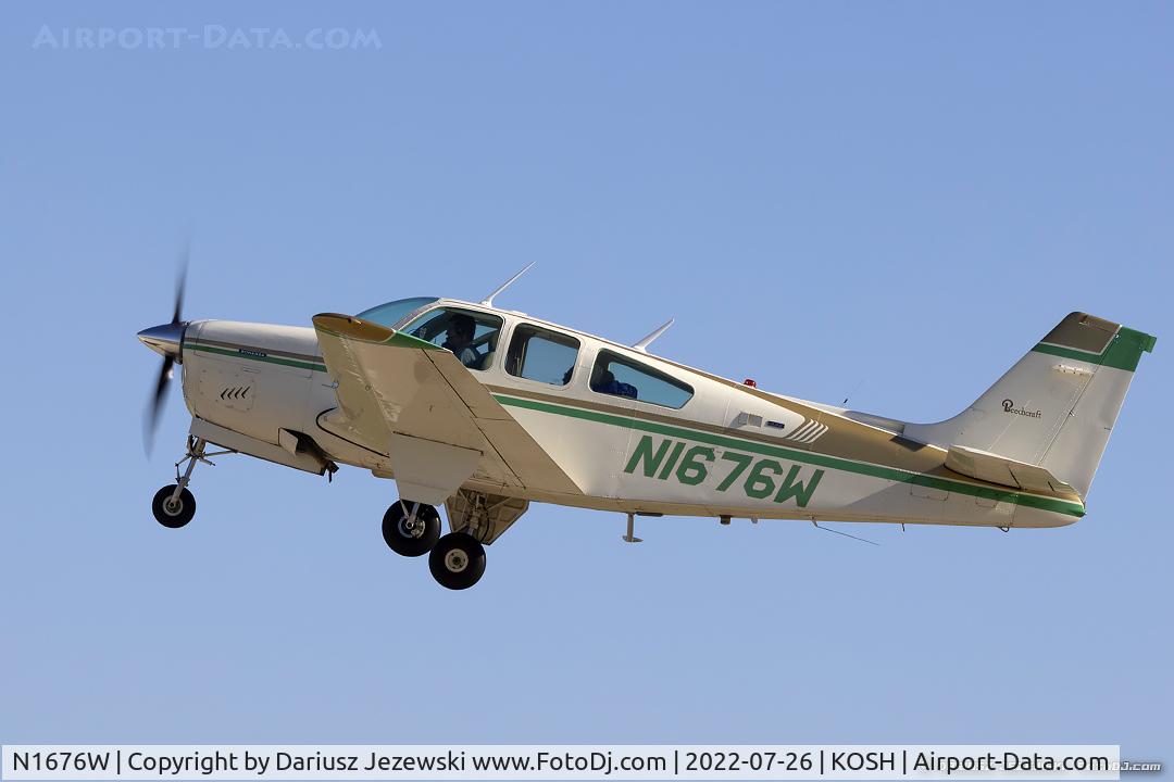 N1676W, 1972 Beech G33 C/N CD-1299, Beech G33 Bonanza  C/N CD-1299, N1676W