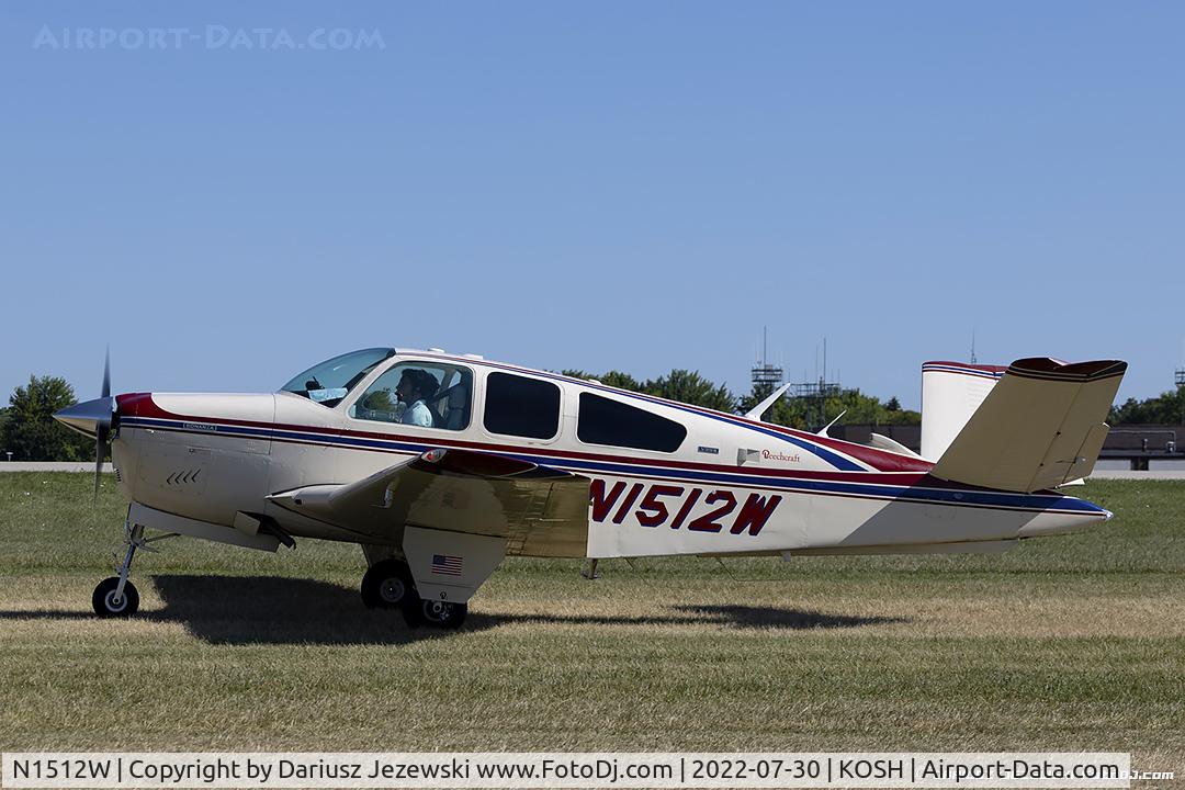 N1512W, 1972 Beech V35B Bonanza C/N D-9332, Beech V35B Bonanza  C/N D-9332, N1512W