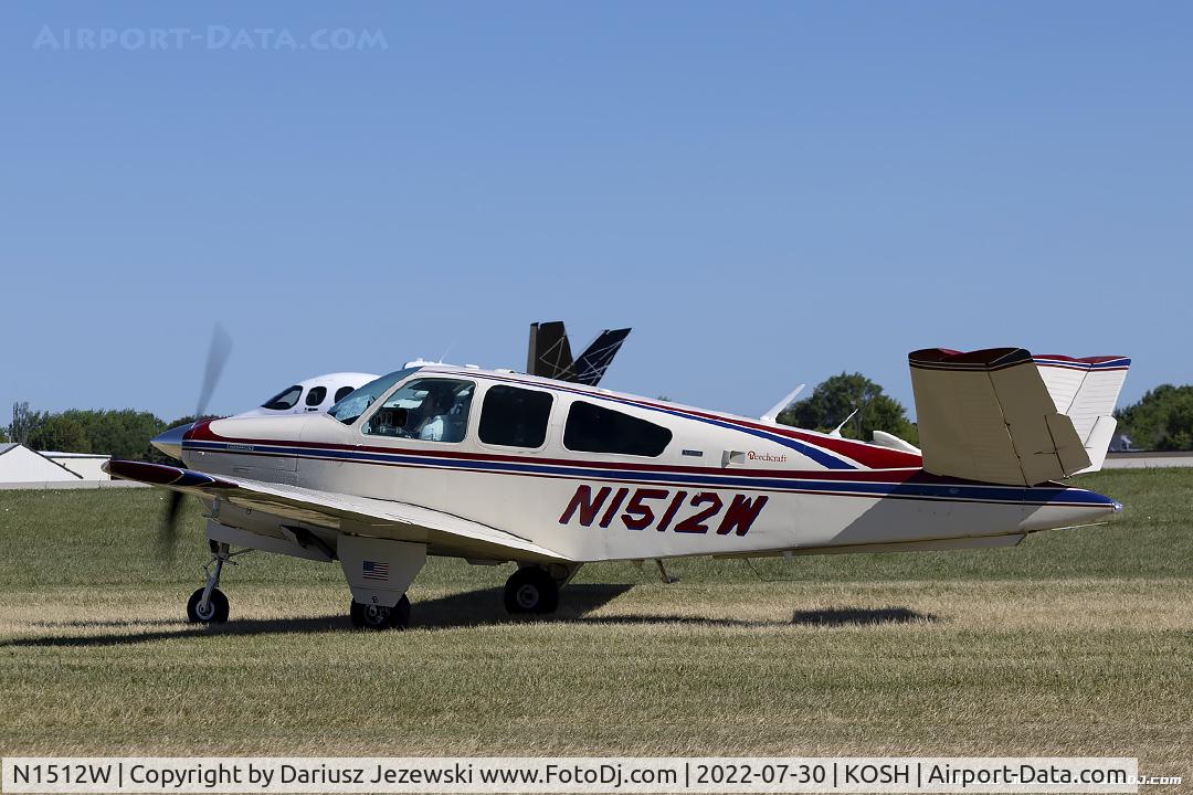 N1512W, 1972 Beech V35B Bonanza C/N D-9332, Beech V35B Bonanza  C/N D-9332, N1512W