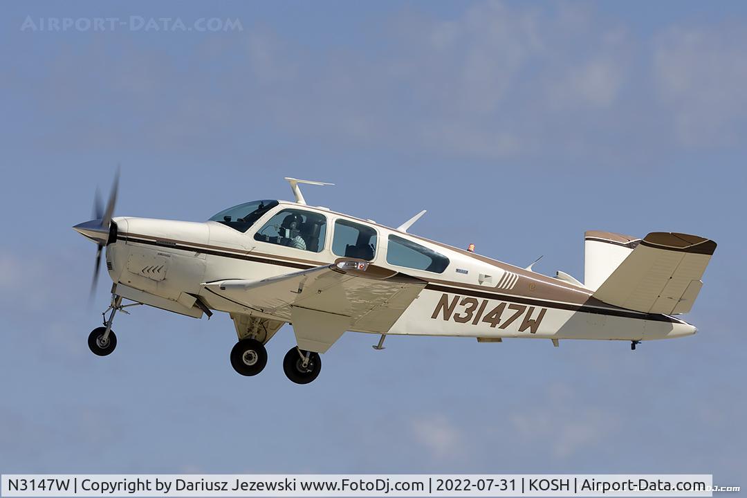 N3147W, 1973 Beech V35B Bonanza C/N D-9569, Beech V35B Bonanza  C/N D-9569, N3147W