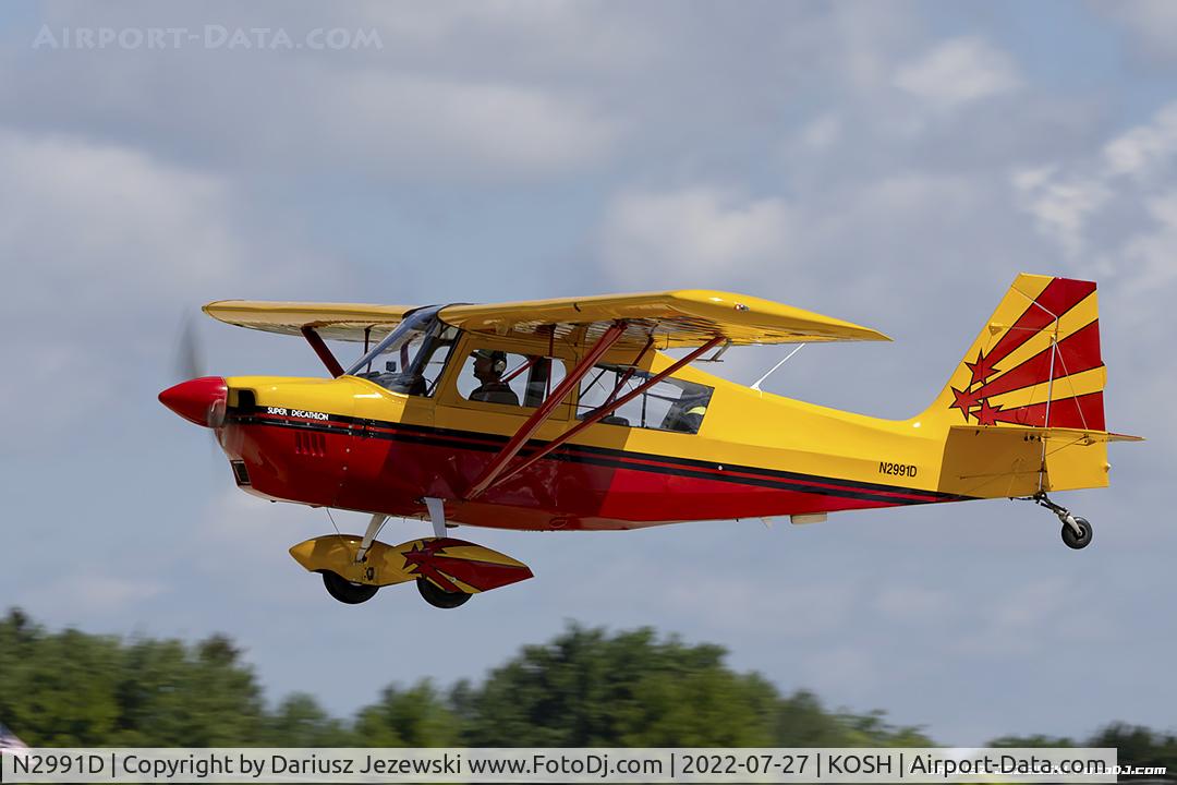 N2991D, 1980 Bellanca 8KCAB Decathlon C/N 627-80, Bellanca 8KCAB Super Decathlon  C/N 627-80, N2991D