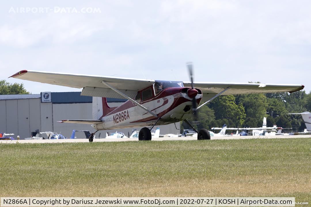 N2866A, 1953 Cessna 180 C/N 30066, Cessna 180 Skywagon  C/N 30066, N2866A