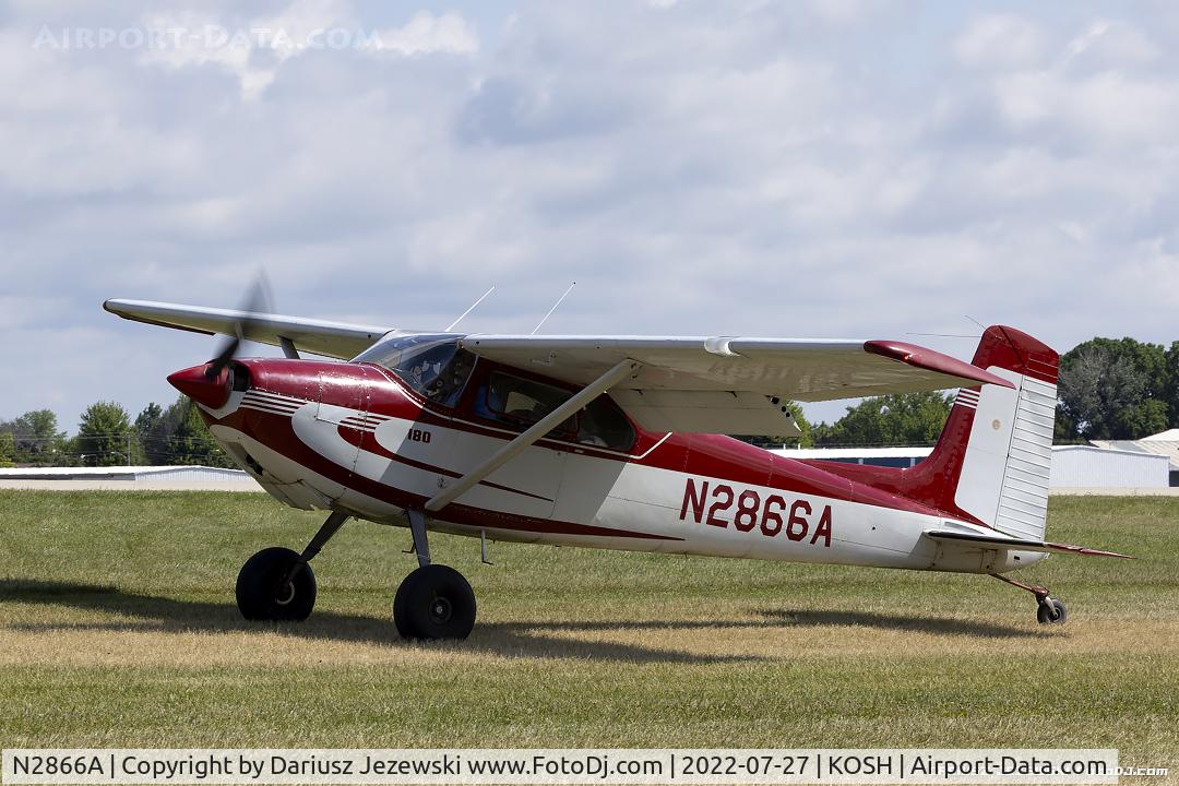 N2866A, 1953 Cessna 180 C/N 30066, Cessna 180 Skywagon  C/N 30066, N2866A
