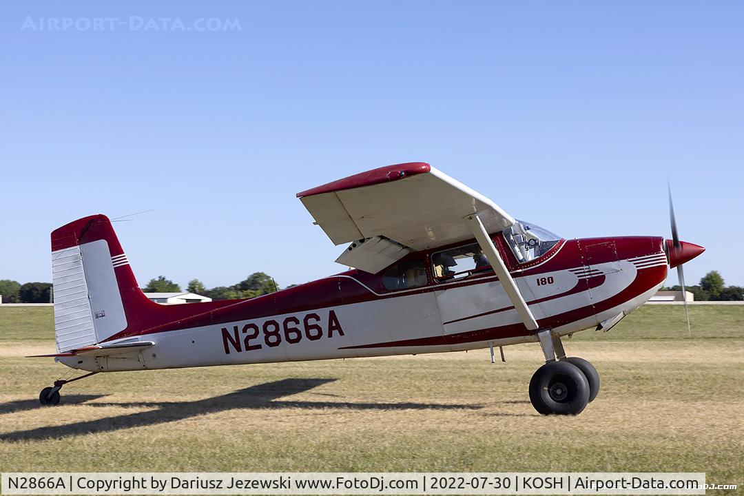 N2866A, 1953 Cessna 180 C/N 30066, Cessna 180 Skywagon  C/N 30066, N2866A