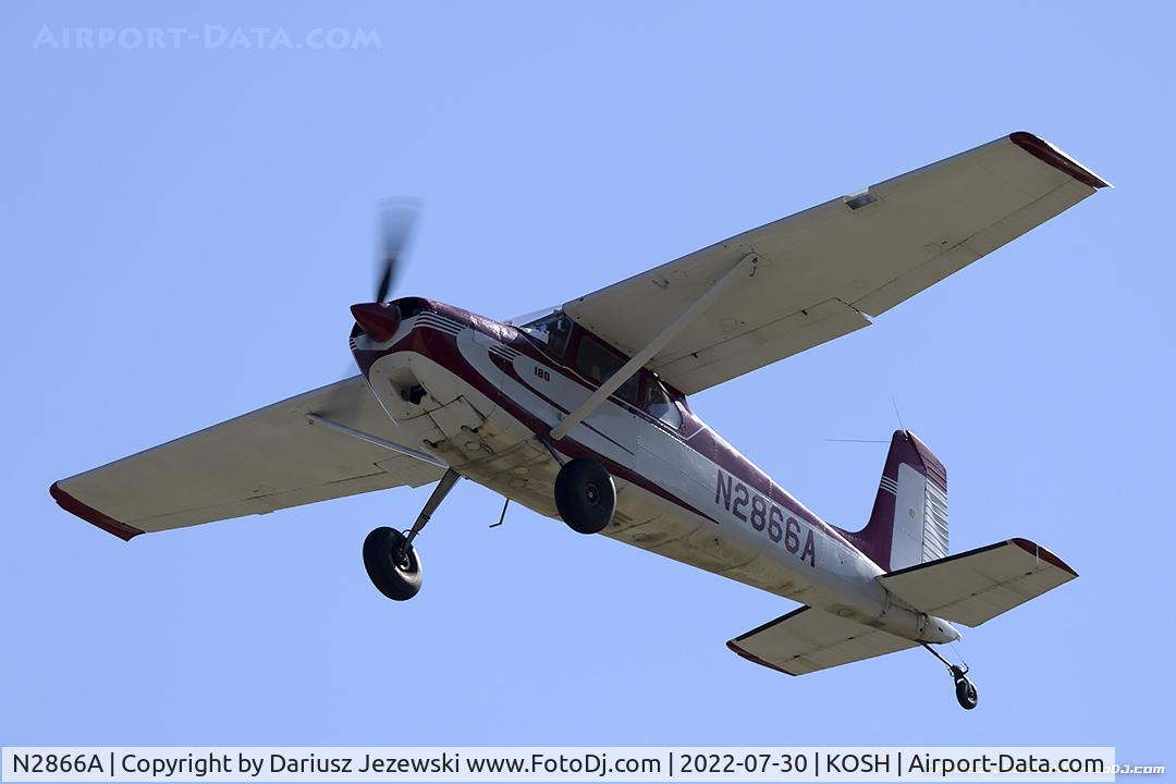 N2866A, 1953 Cessna 180 C/N 30066, Cessna 180 Skywagon  C/N 30066, N2866A