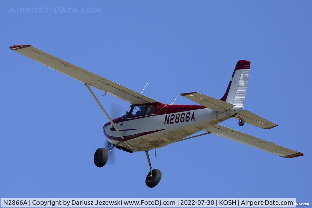 N2866A, 1953 Cessna 180 C/N 30066, Cessna 180 Skywagon  C/N 30066, N2866A