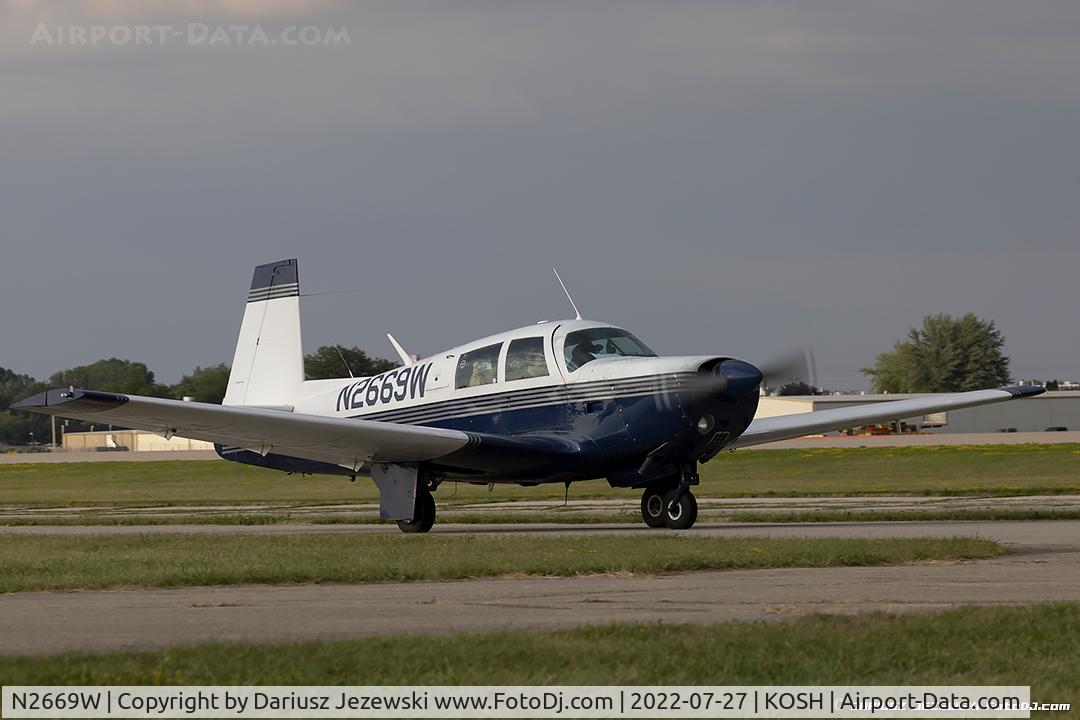N2669W, 1966 Mooney M20E C/N 994, Mooney M20E Chapparal  C/N 994, N2669W