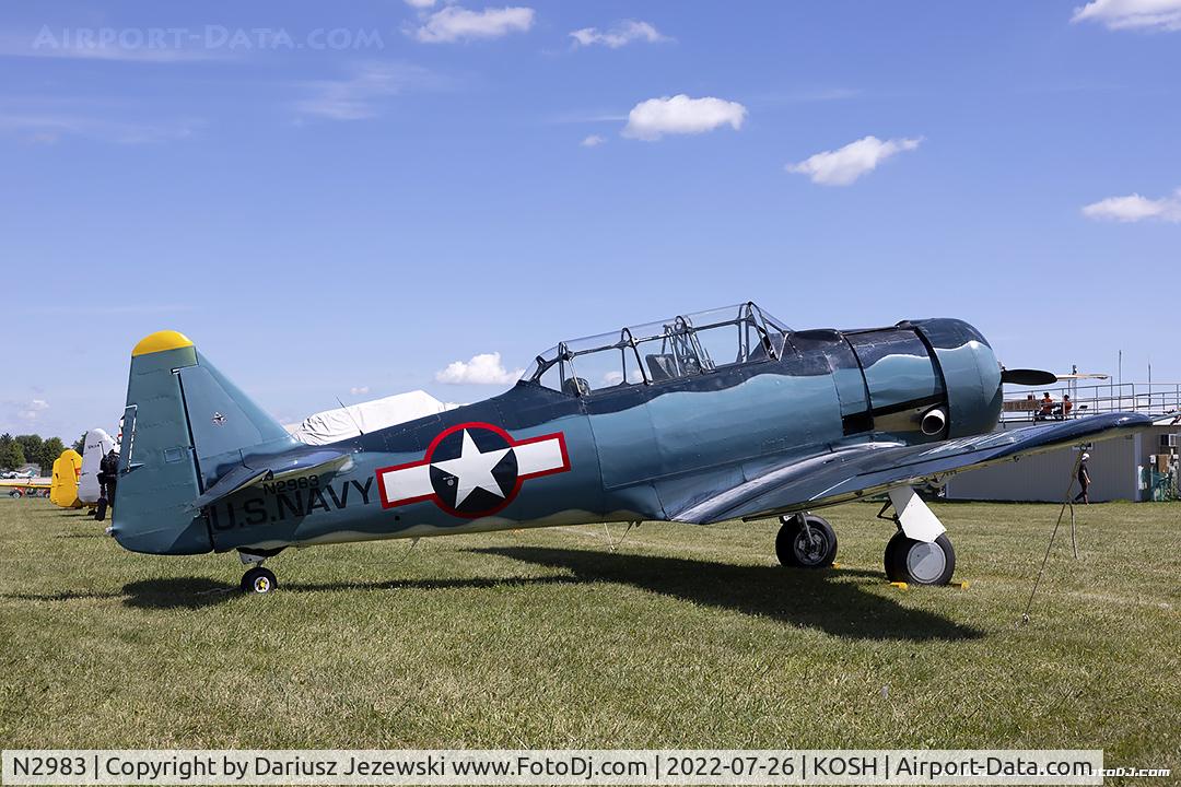 N2983, 2002 North American AT-6D Texan C/N 88-18053, North American AT-6D Texan  C/N 88-18053, N2983