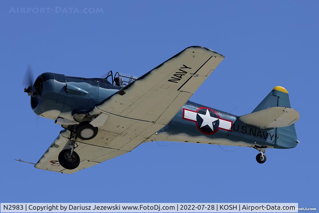 N2983, 2002 North American AT-6D Texan C/N 88-18053, North American AT-6D Texan  C/N 88-18053, N2983