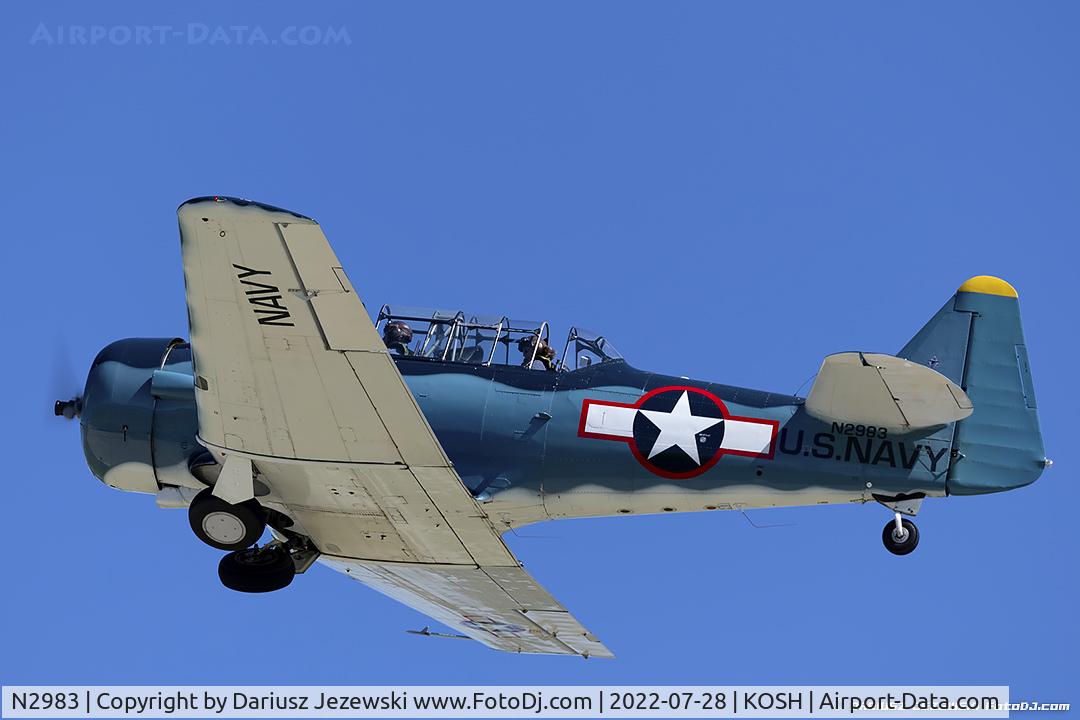N2983, 2002 North American AT-6D Texan C/N 88-18053, North American AT-6D Texan  C/N 88-18053, N2983