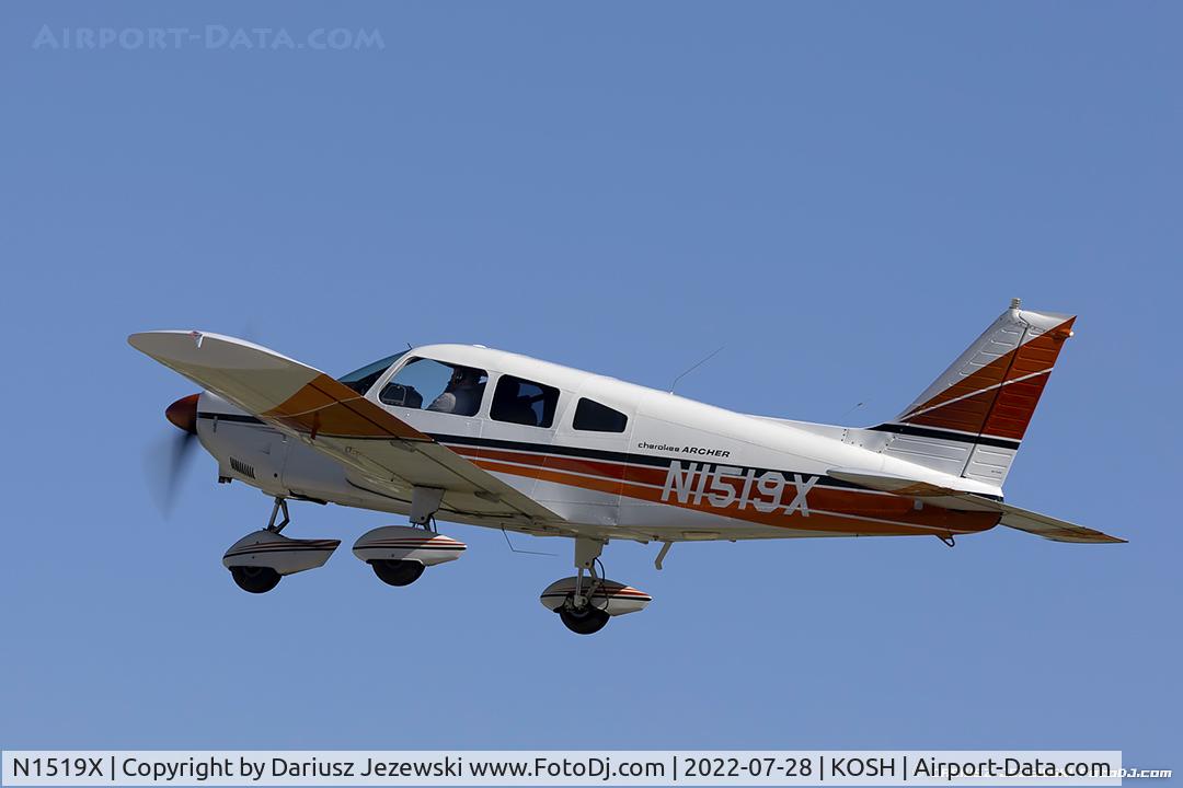 N1519X, 1975 Piper PA-28-180 C/N 28-7505238, Piper PA-28-180 Cherokee  C/N 28-7505238, N1519X