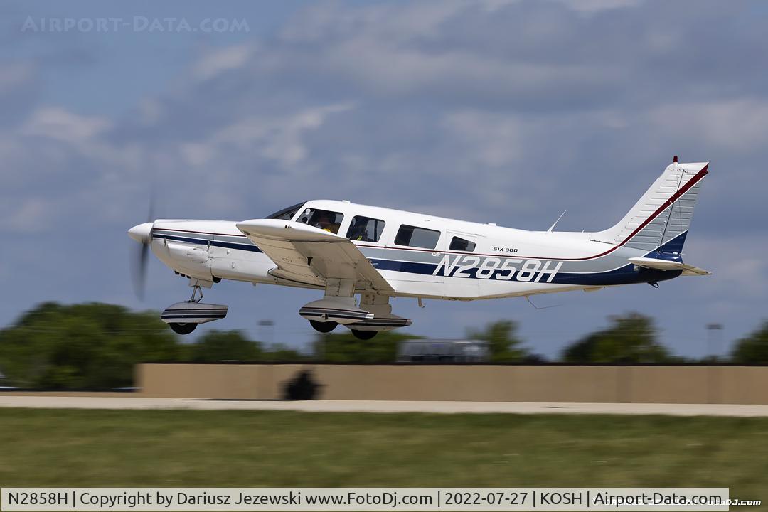 N2858H, 1979 Piper PA-32-300 Cherokee Six Cherokee Six C/N 32-7940162, Piper PA-32-300 Cherokee Six  C/N 32-7940162, N2858H
