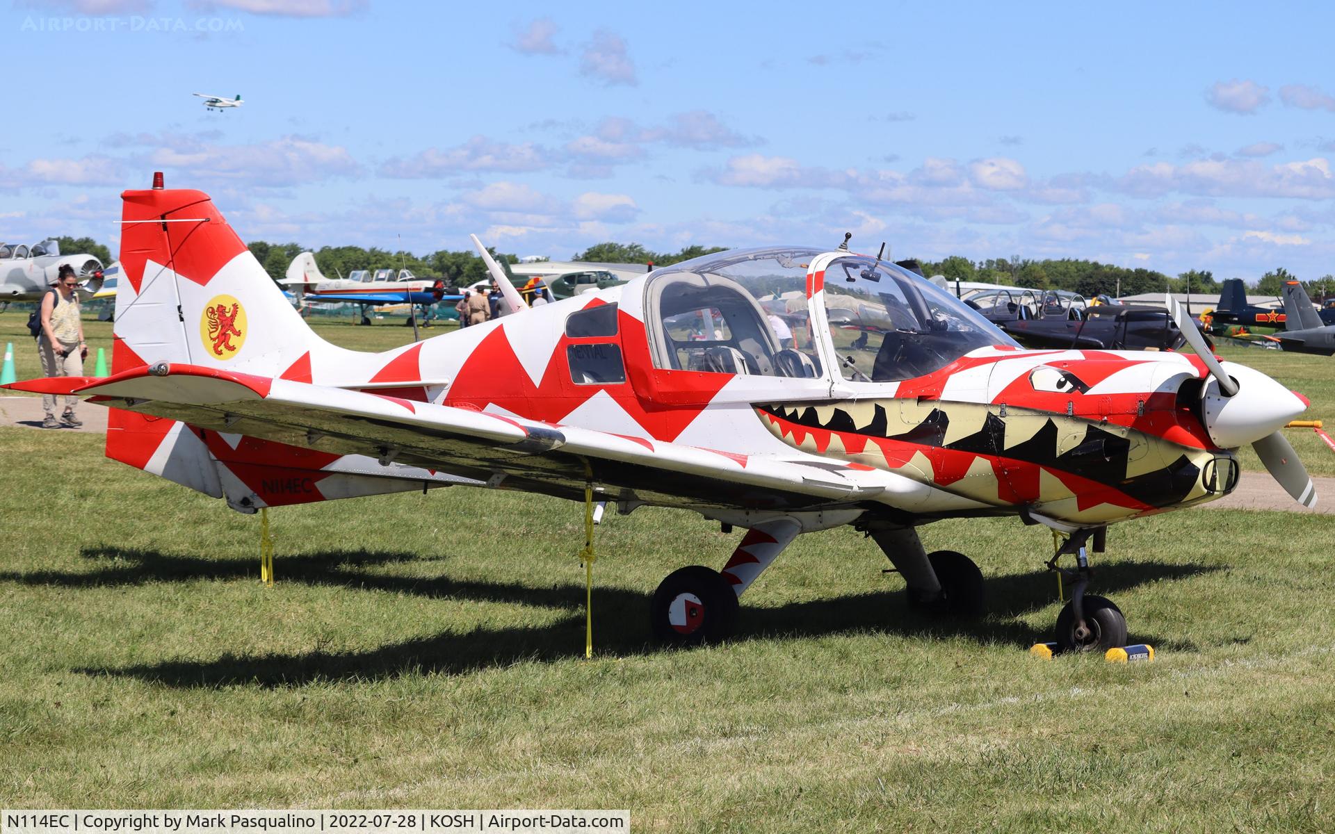 N114EC, 1971 Scottish Aviation Bulldog Series 100 Model 101 C/N BH100/132, Scottish Aviation Bulldog Series 100 Model 101