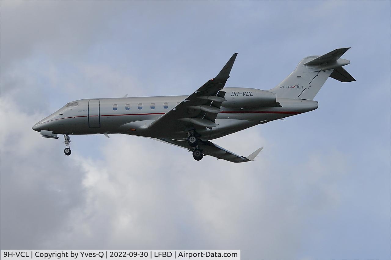 9H-VCL, 2015 Bombardier Challenger 300 (BD-100-1A10) C/N 20606, Bombardier Challenger 300, On final rwy 23, Bordeaux Mérignac airport (LFBD-BOD)