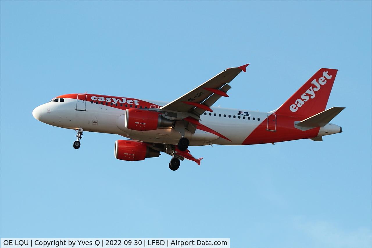 OE-LQU, 2009 Airbus A319-111 C/N 4087, Airbus A319-111, On final rwy 23, Bordeaux Mérignac airport (LFBD-BOD)