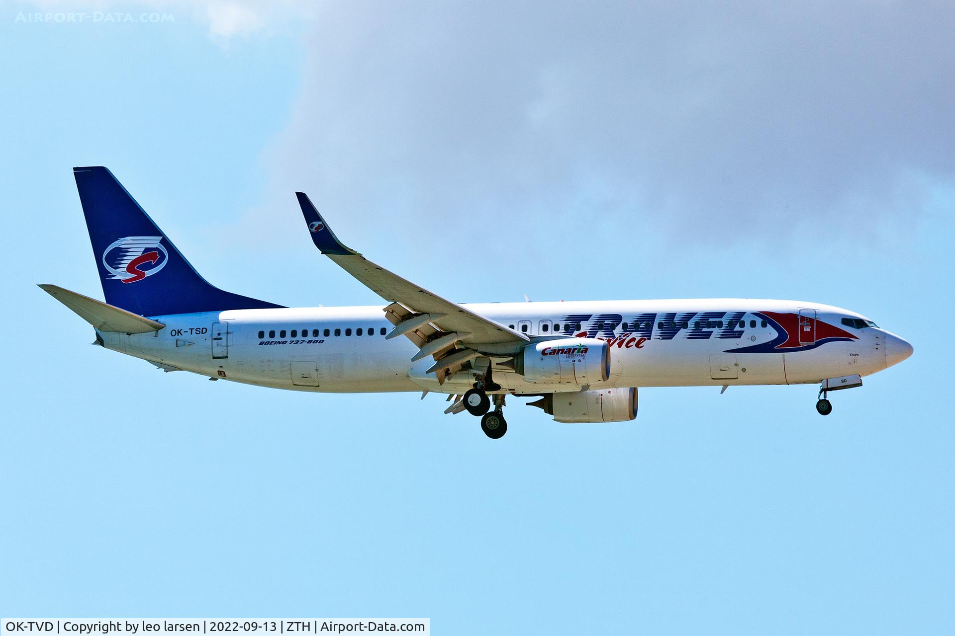 OK-TVD, 1999 Boeing 737-86N C/N 28595, Zakynthos 13.9.2022