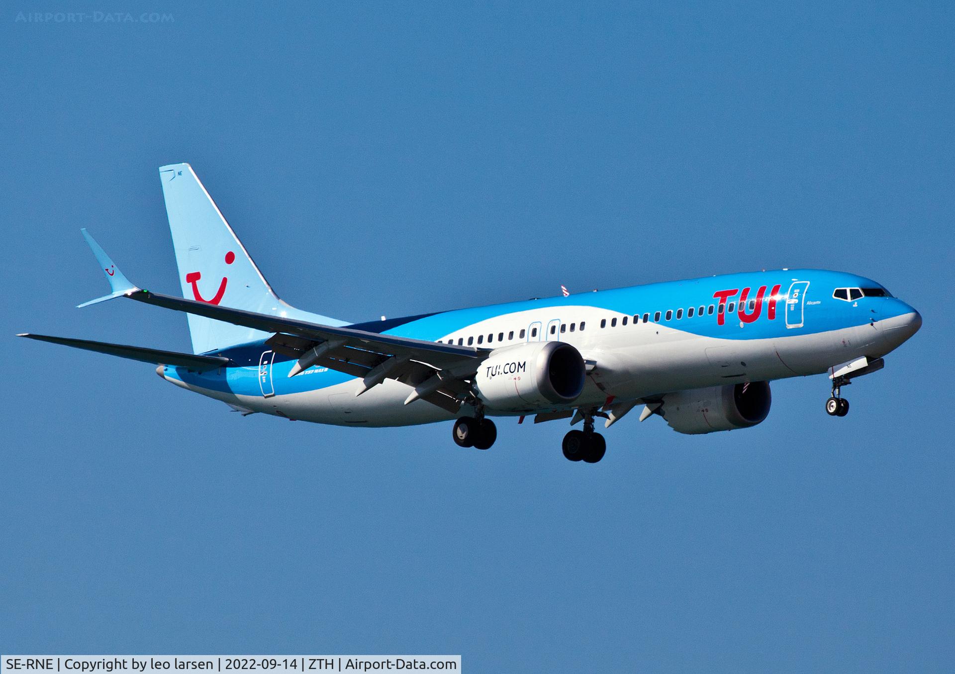 SE-RNE, 2021 Boeing 737-8 MAX C/N 44650, Zakynthos 14.9.2022
