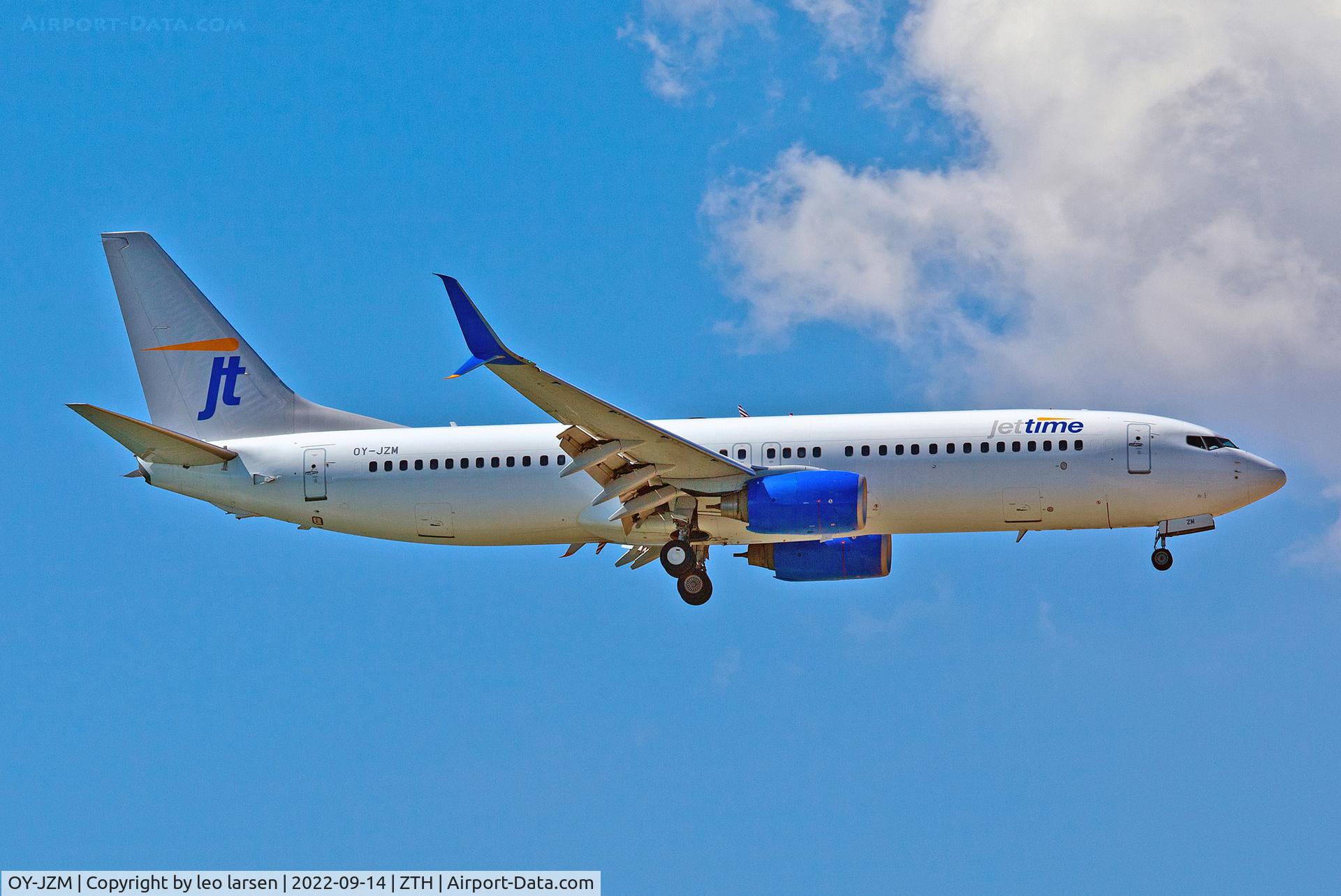 OY-JZM, 2006 Boeing 737-8K5 C/N 34688, Zakynthos 14.9.2022