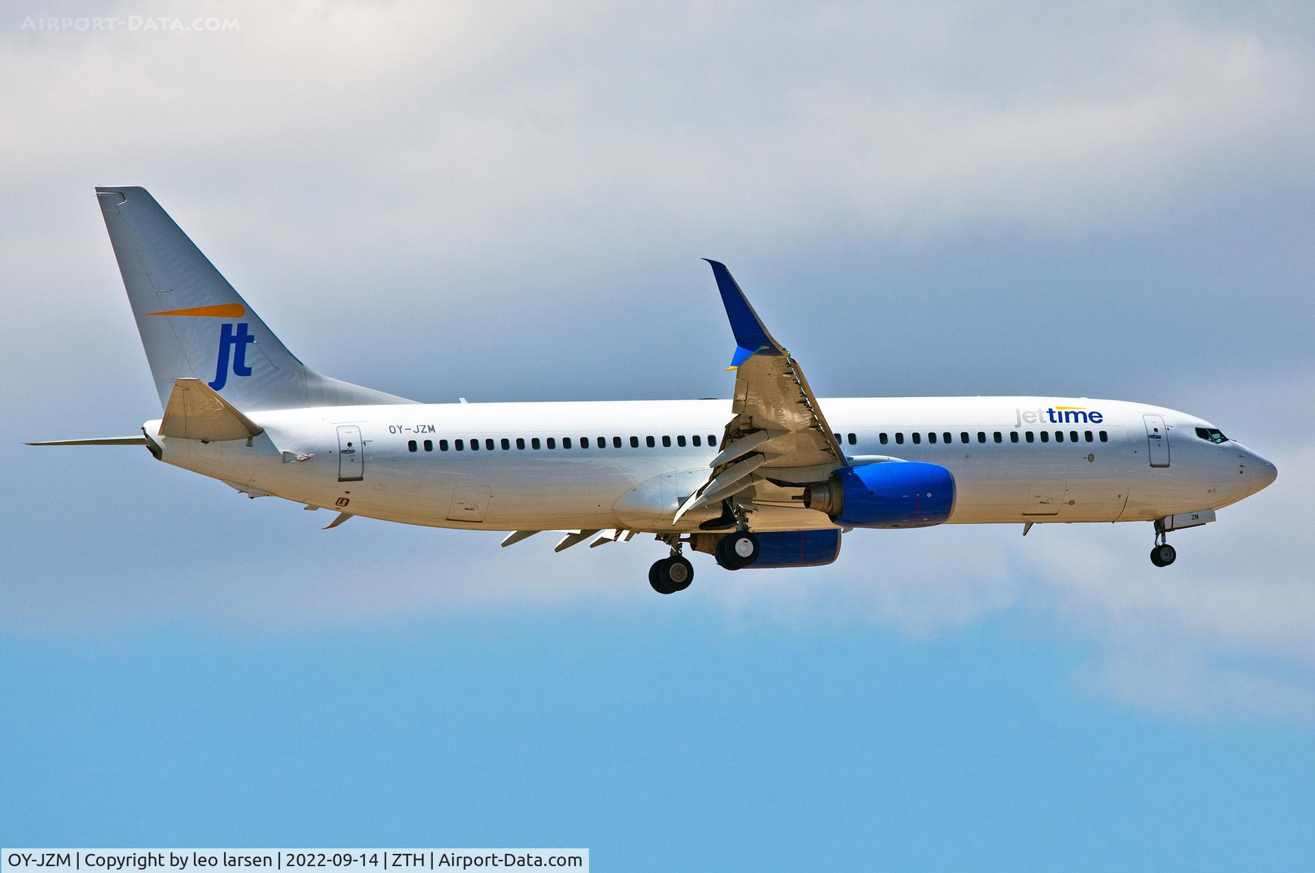 OY-JZM, 2006 Boeing 737-8K5 C/N 34688, Zakynthos 14.9.2022