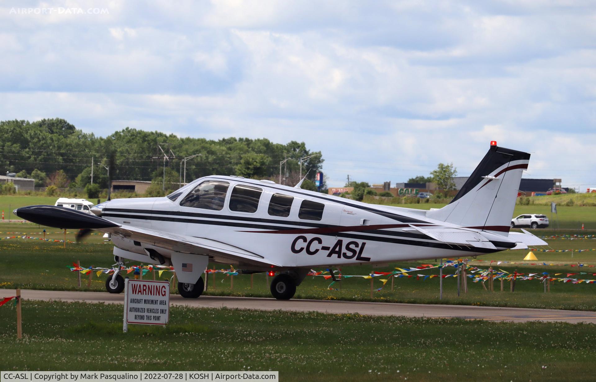 CC-ASL, 2006 Beech G36 C/N E-3667, Beech G36