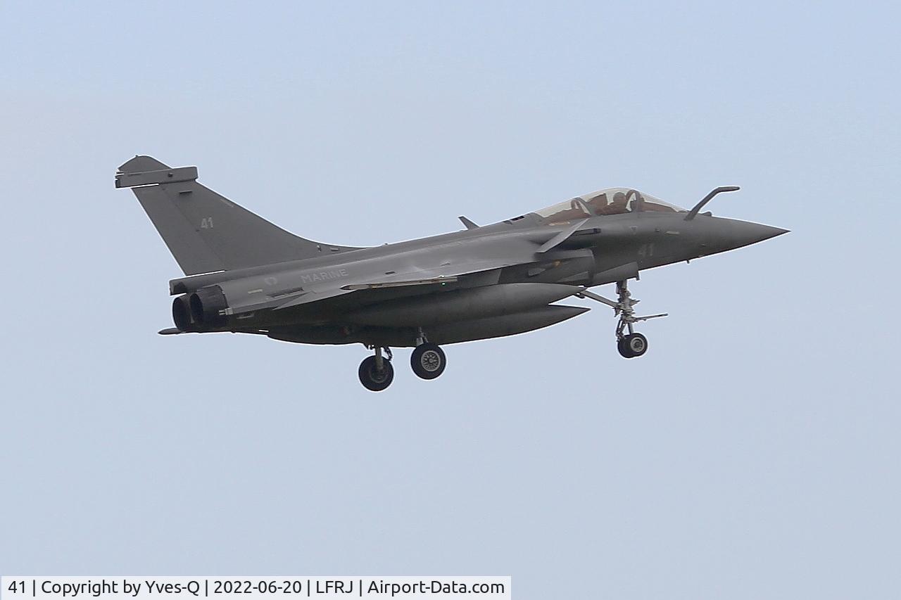 41, Dassault Rafale M C/N 41, Dassault Rafale M, On final rwy 07, Landivisiau naval air base (LFRJ) Ocean Hit 22