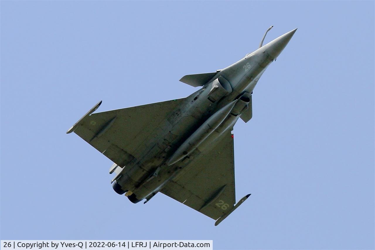 26, Dassault Rafale M C/N 26, Dassault Rafale M, Take off rwy 25, Landivisiau naval air base (LFRJ) Ocean Hit 22