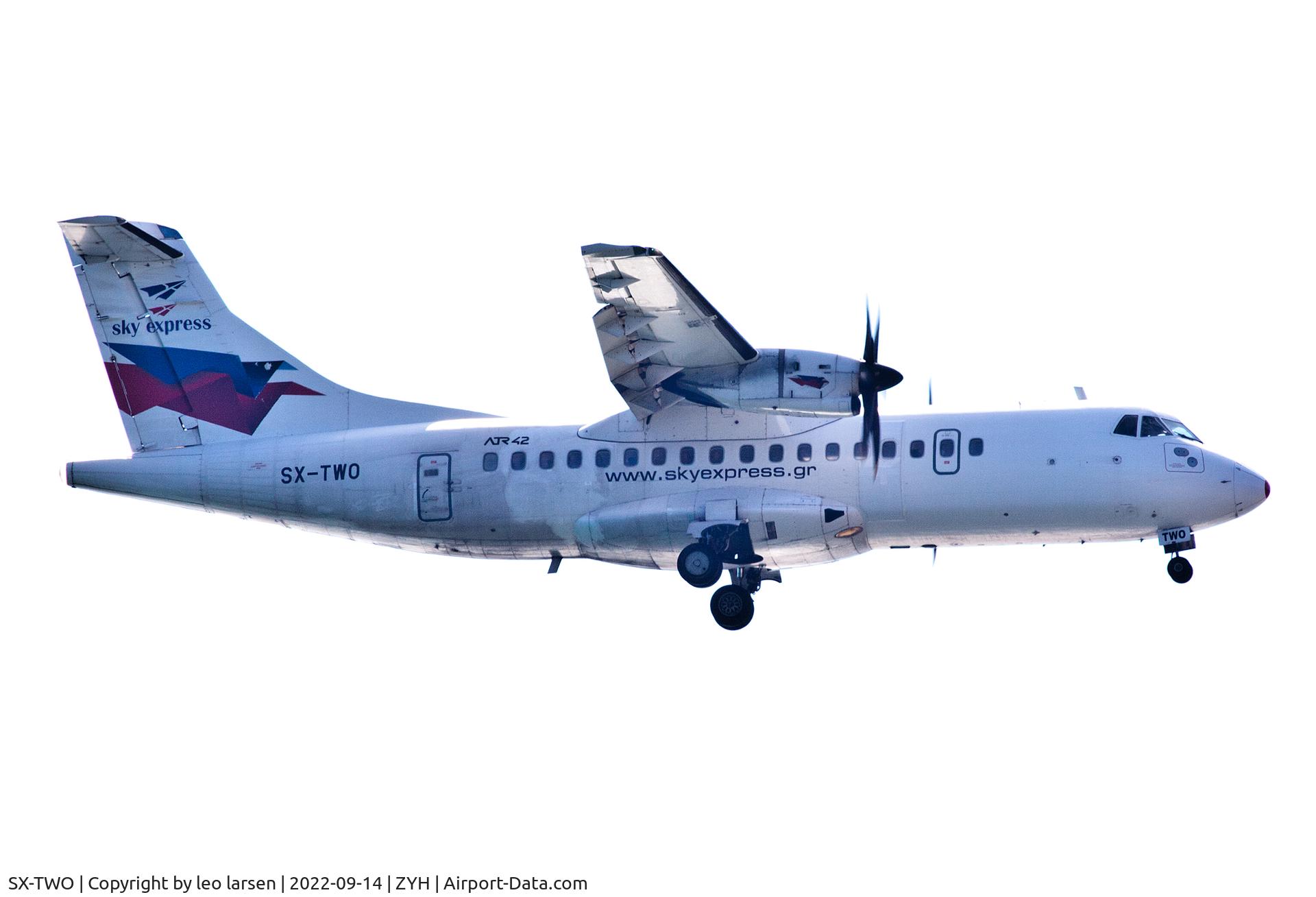 SX-TWO, 1996 ATR 42-500 C/N 516, Zakynthos 14.9.2022