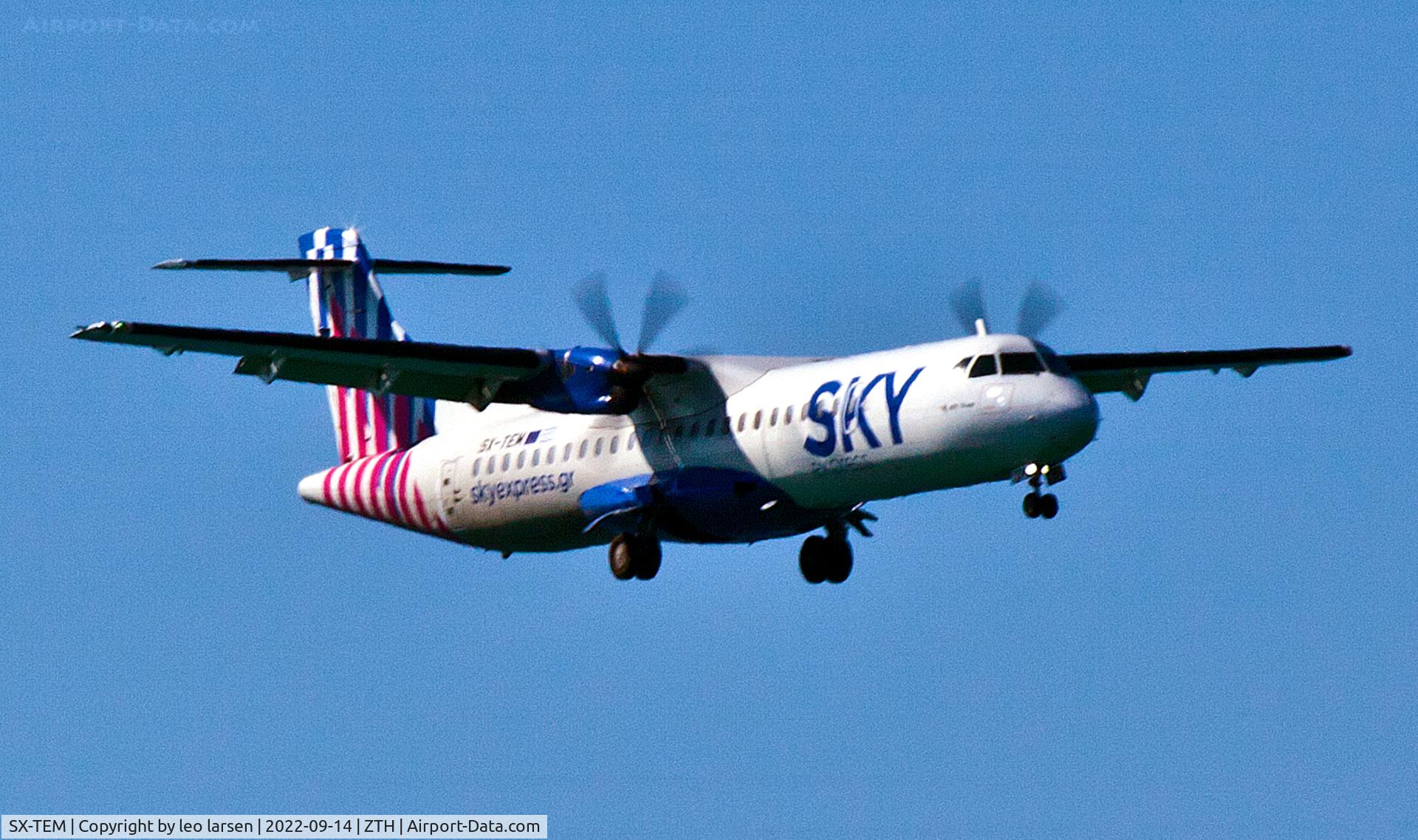 SX-TEM, 2021 ATR 72-600 C/N 1640, Zakynthos 14.9.2022