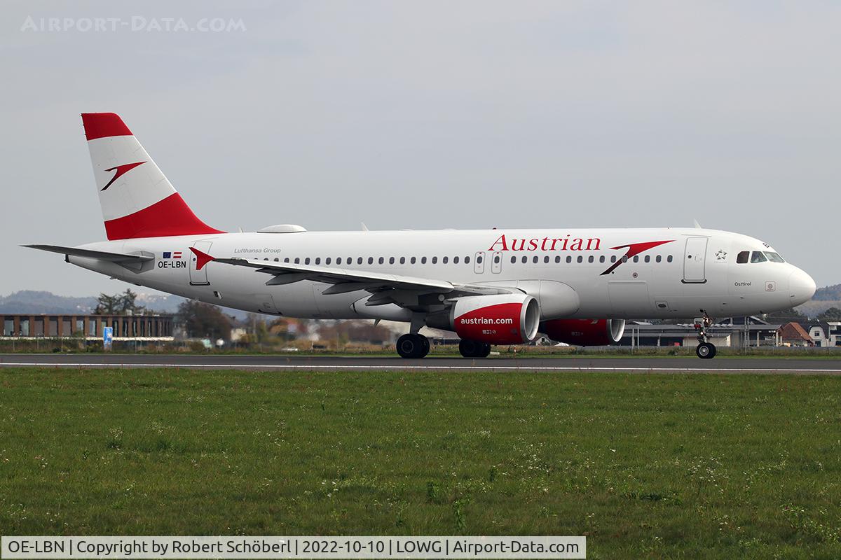 OE-LBN, 1997 Airbus A320-214 C/N 768, OE-LBN @ LOWG 2022