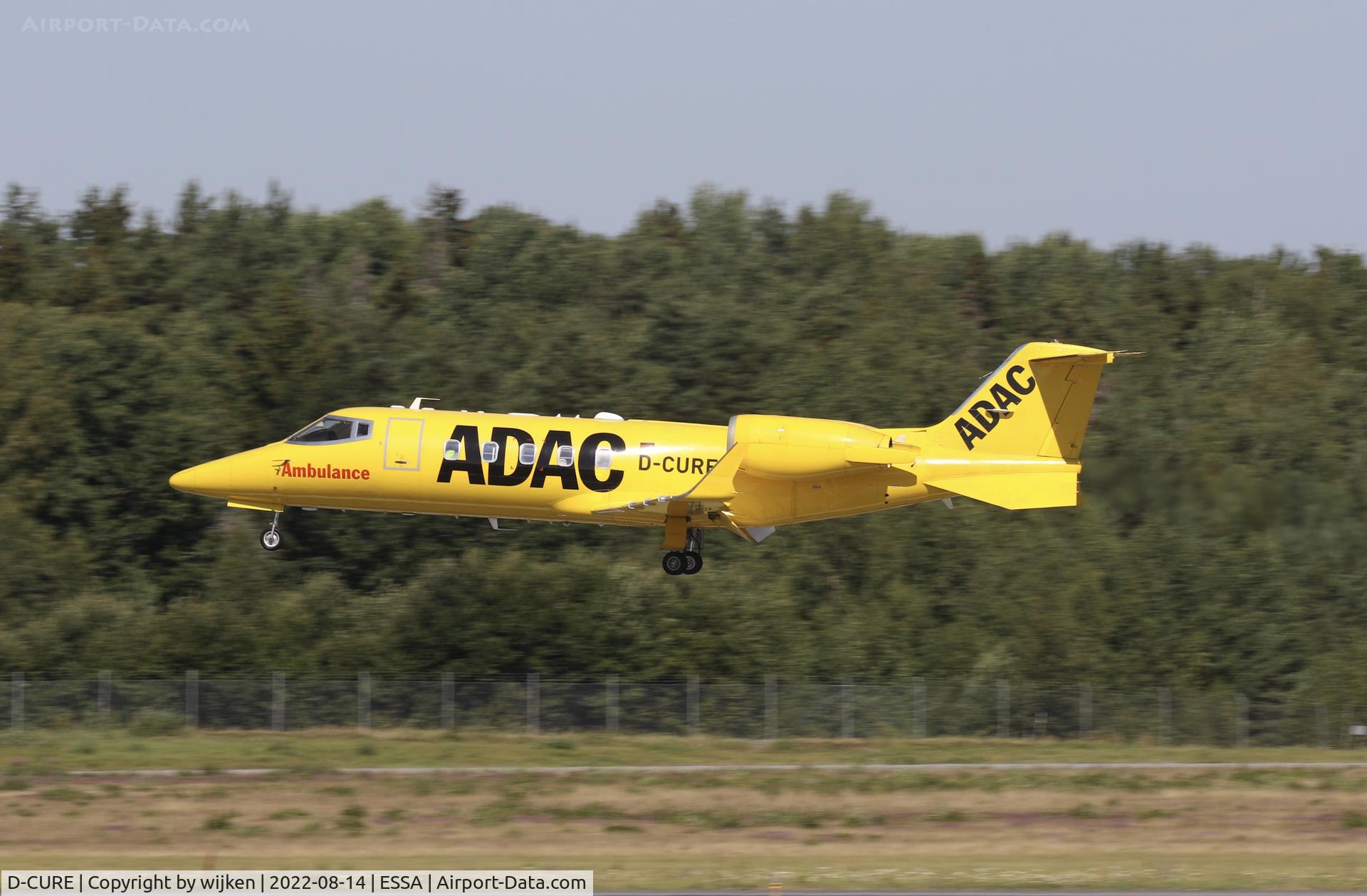 D-CURE, 2009 Learjet 60XR C/N 60-379, RWY 26