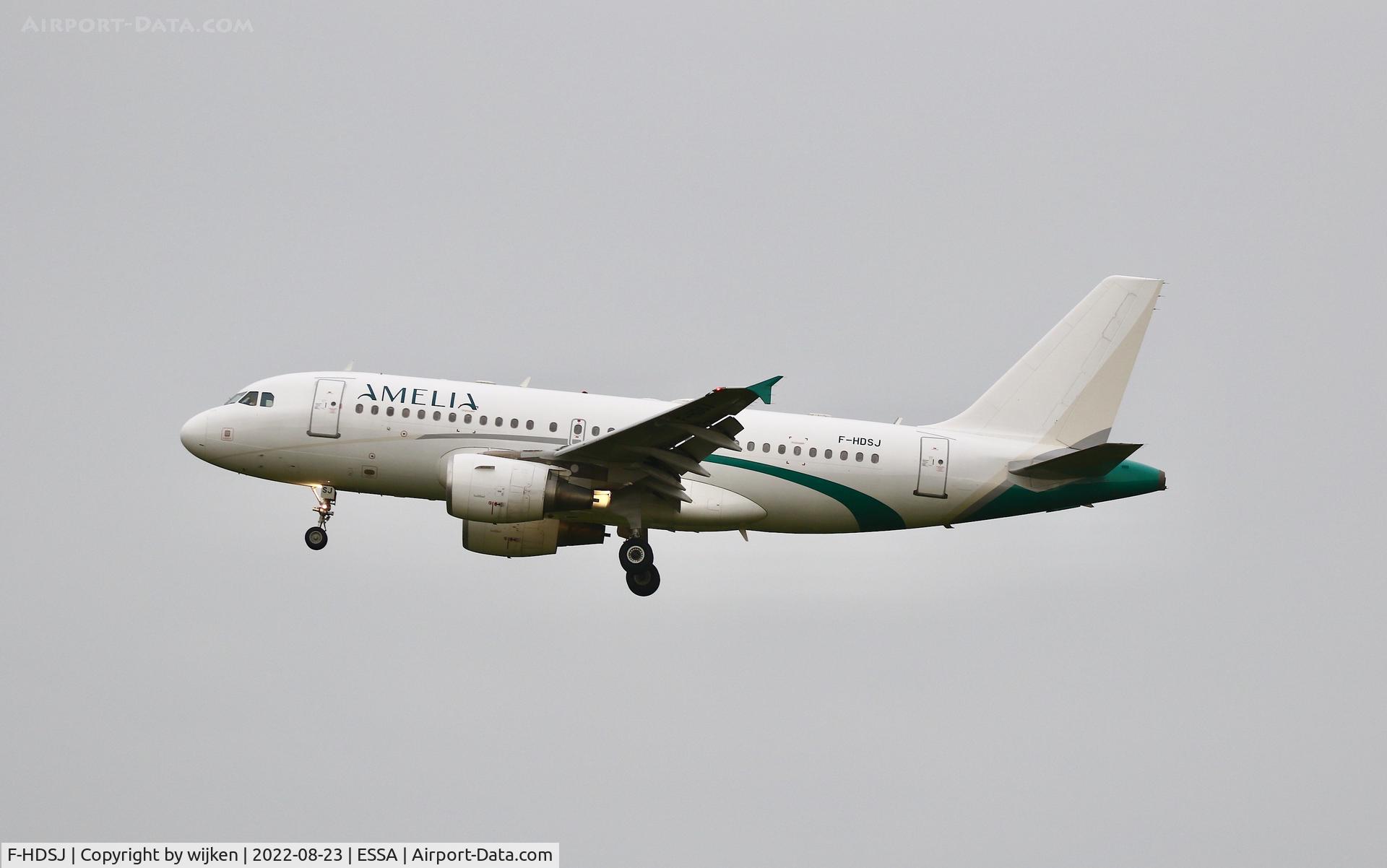 F-HDSJ, 2008 Airbus A319-112 C/N 3727, RWY 01L