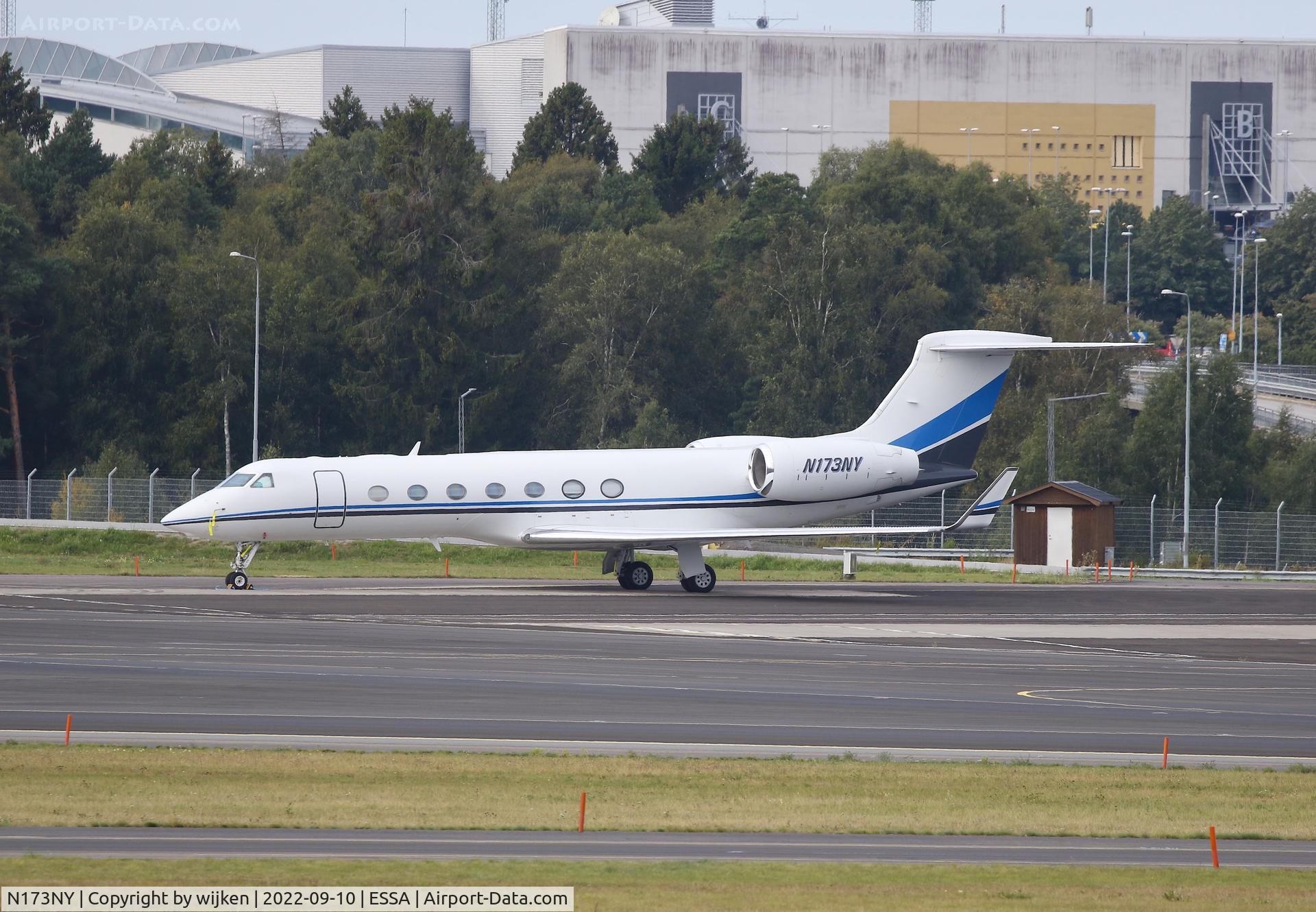 N173NY, 2007 Gulfstream Aerospace V-SP G550 C/N 5149, Ramp M