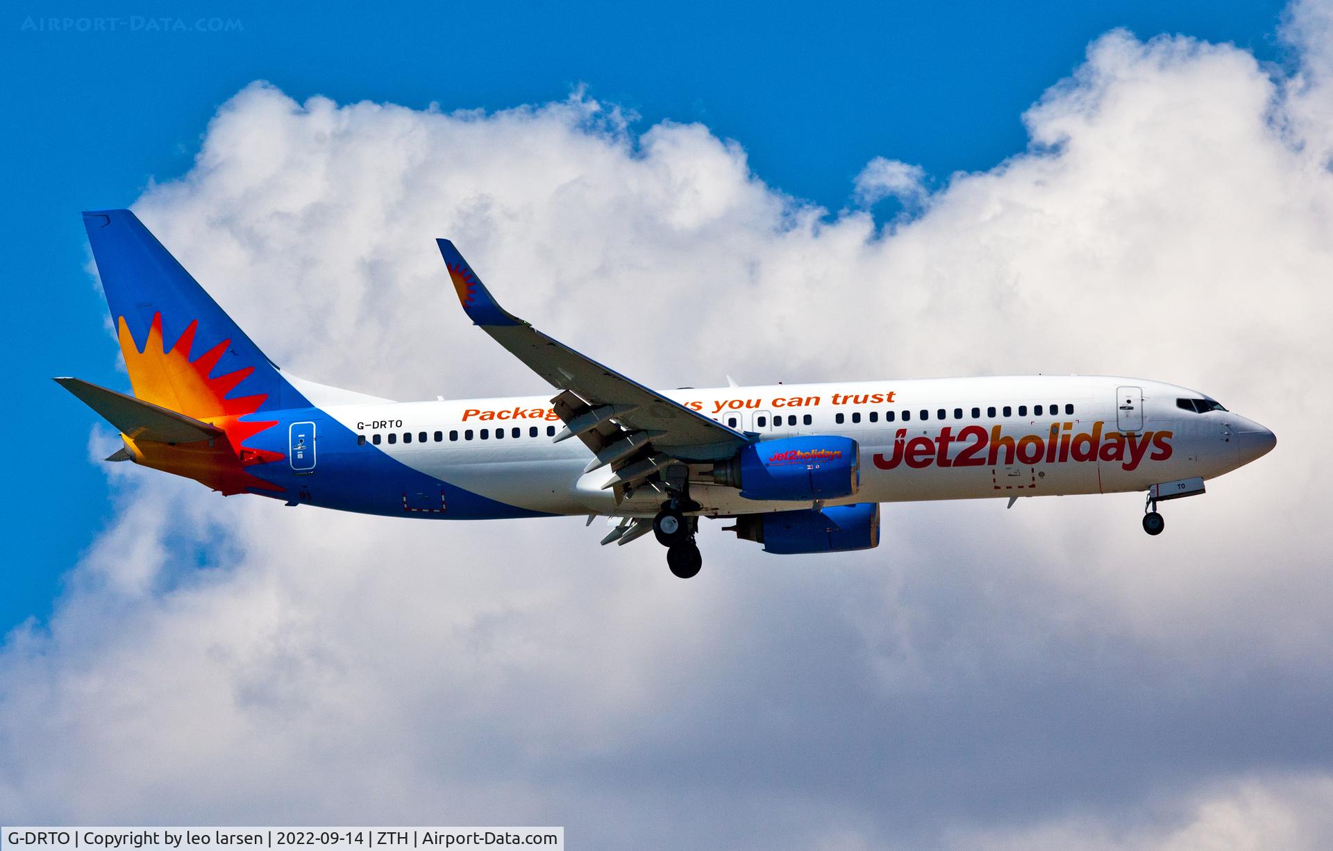 G-DRTO, 2010 Boeing 737-8JP C/N 37818, Zakynthos 14.9.2022