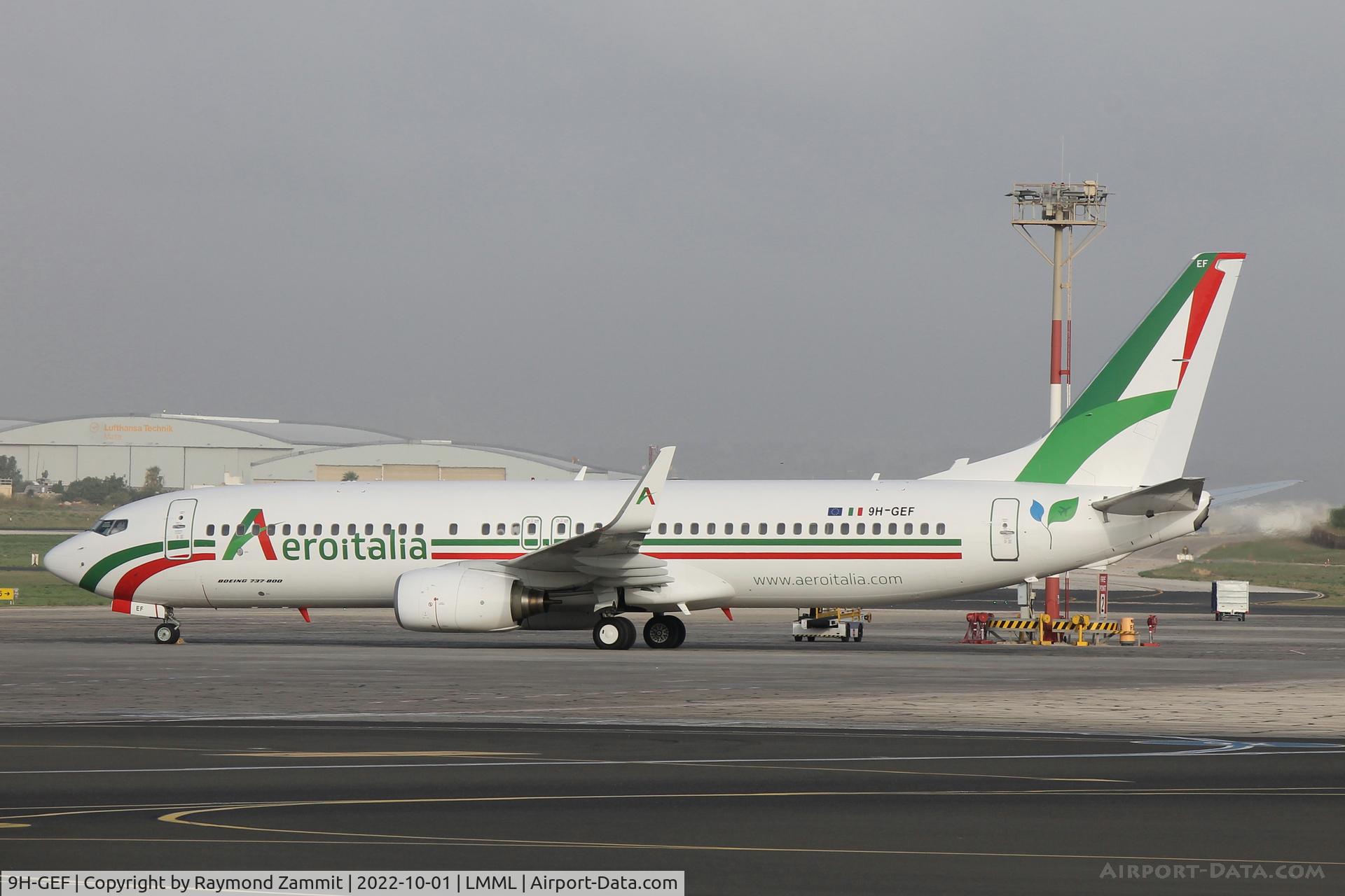9H-GEF, 2003 Boeing 737-86Q C/N 30286, B737-800 9H-GEF AeroItalia