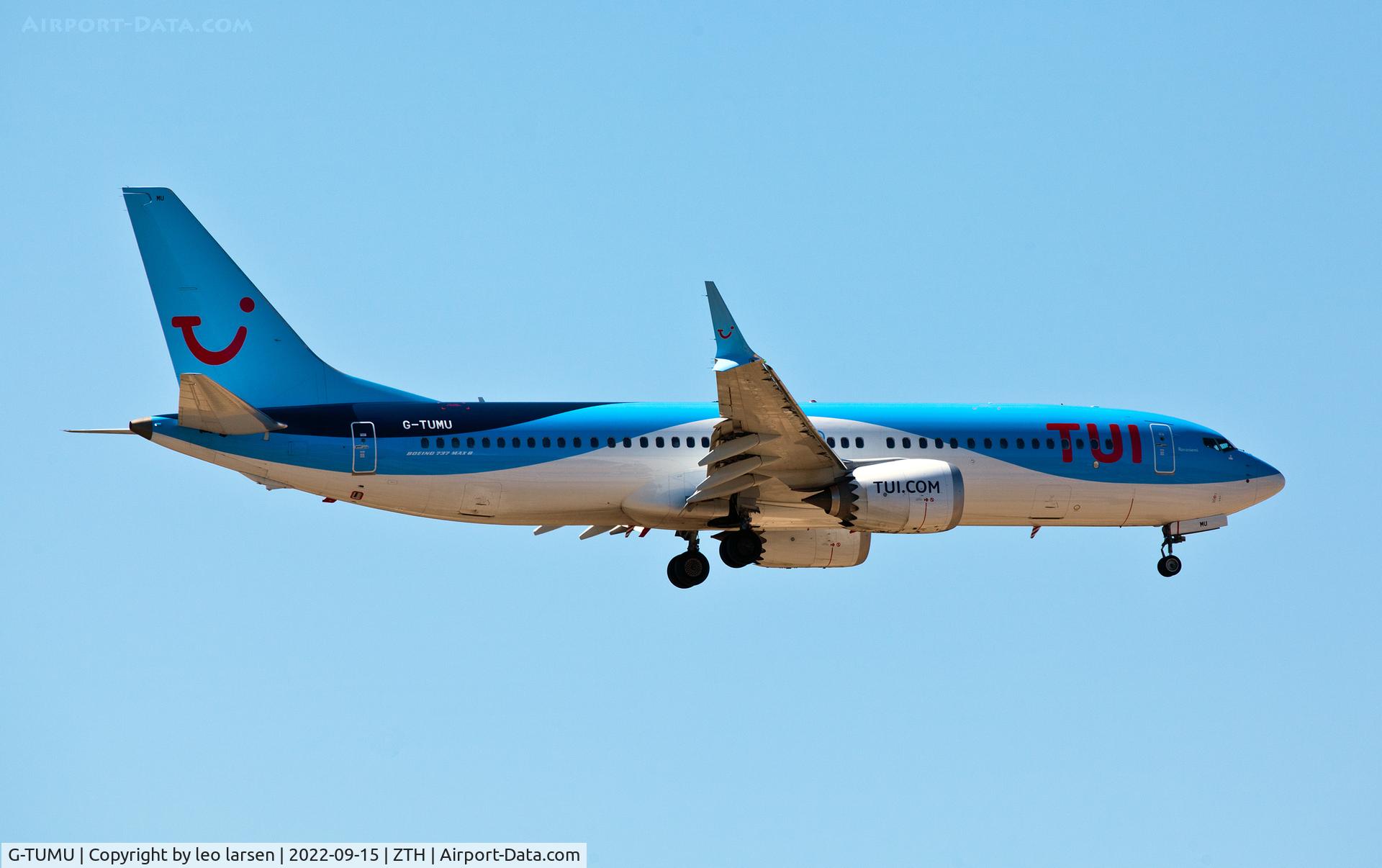 G-TUMU, 2021 Boeing 737-8 MAX C/N 44651, Zakynthos 15.9.2022