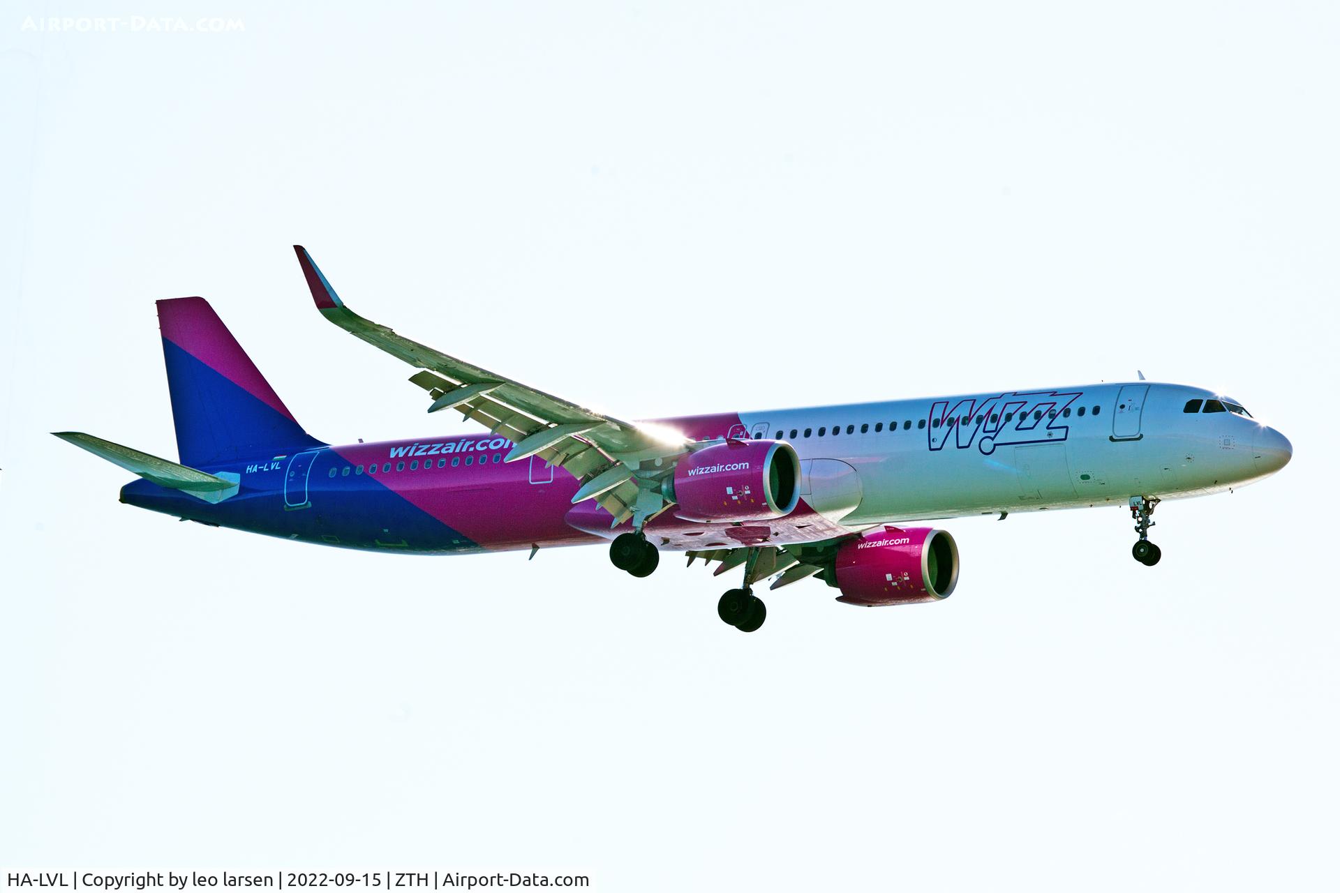 HA-LVL, 2021 Airbus A321-271NX C/N 10260, Zakynthos 15.9.2022