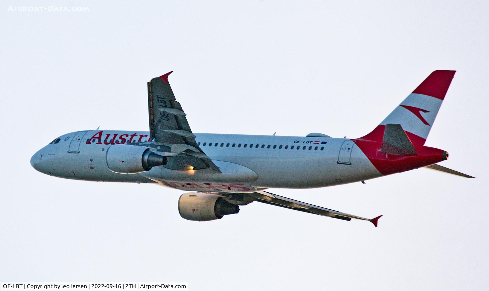 OE-LBT, 2000 Airbus A320-214 C/N 1387, Zakynthos 16.9.2022