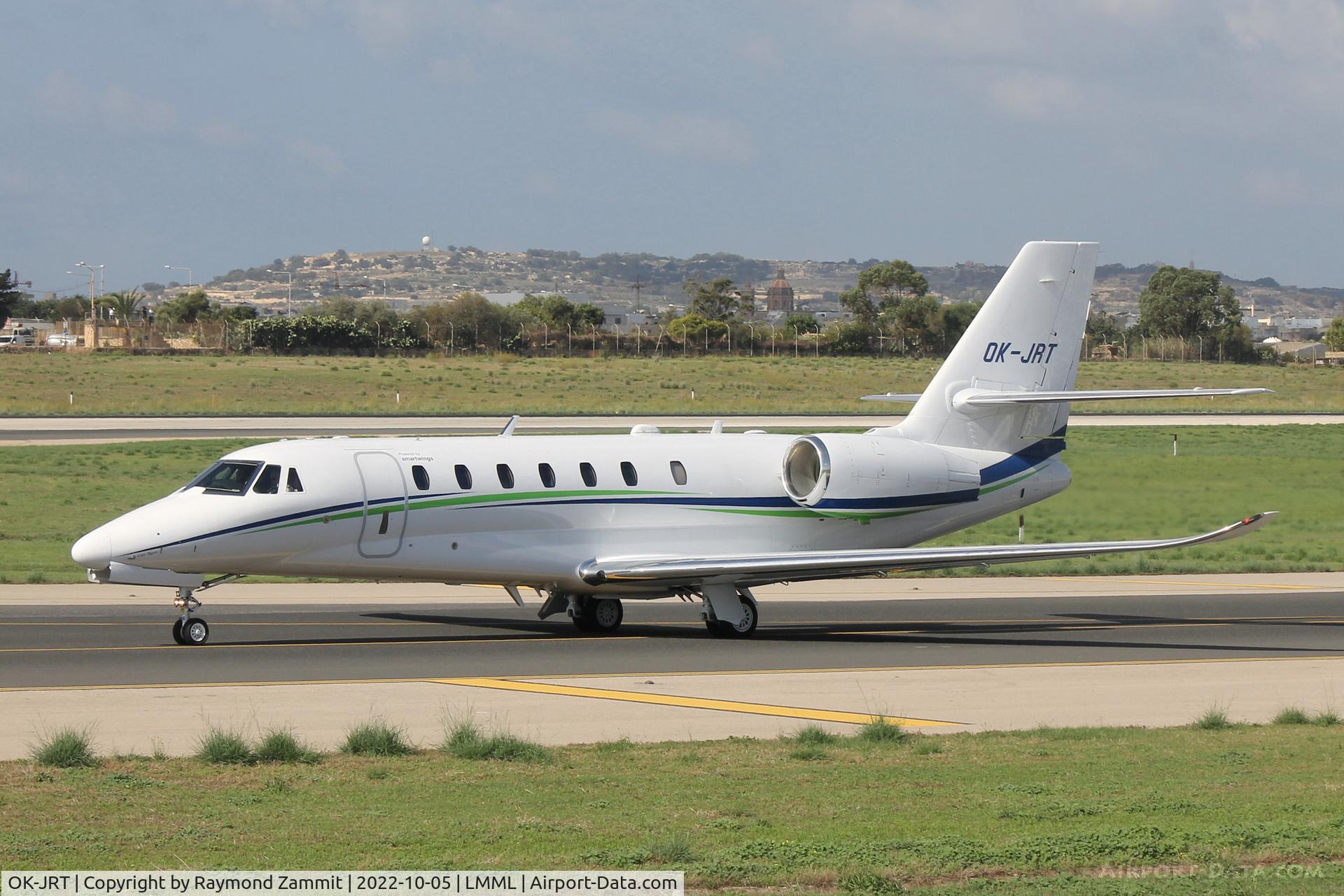 OK-JRT, 2015 Cessna 680 Citation Sovereign + C/N 680-0558, Cessna 680 Citation Sovereign OK-JRT Travel Services