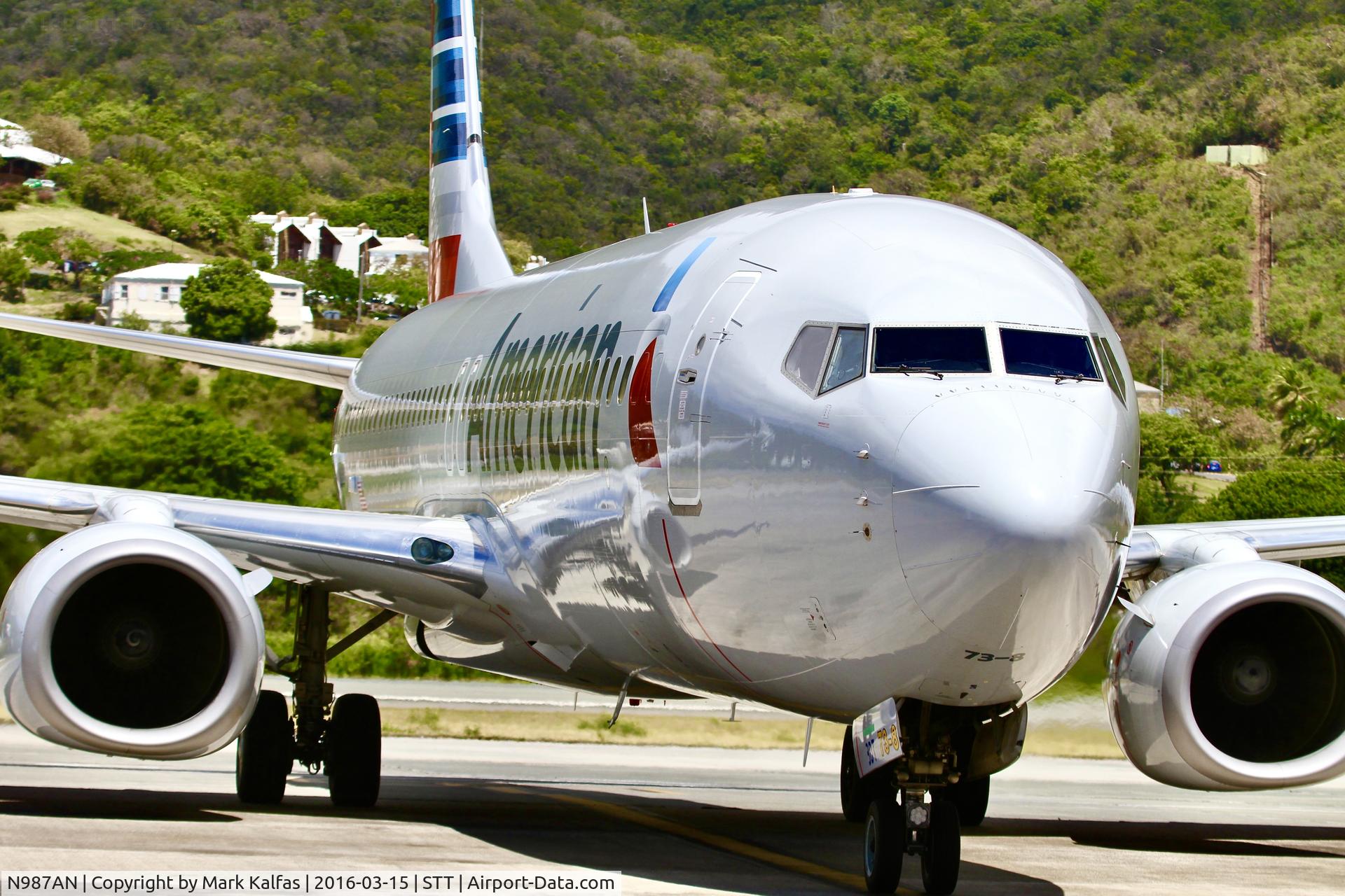 N987AN, 2009 Boeing 737-823 C/N 31069, American 738, N987AN arriving from MIA.