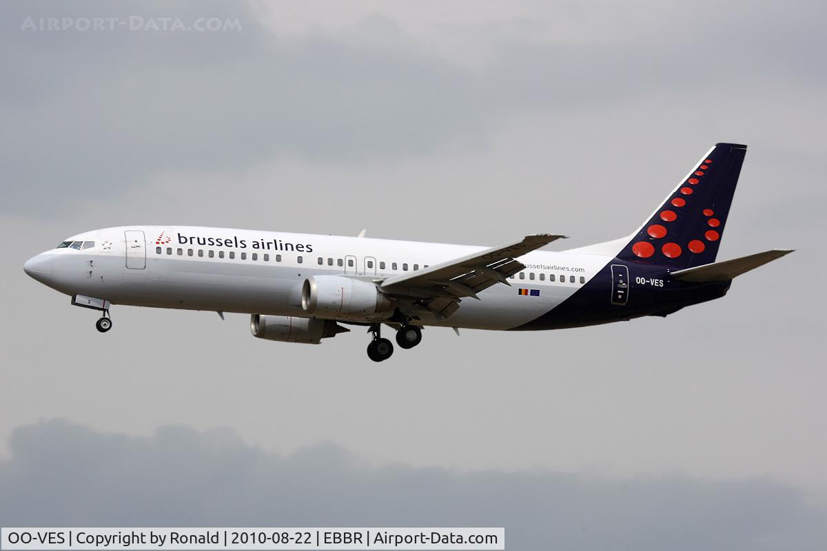OO-VES, 1996 Boeing 737-43Q C/N 28493, at bru