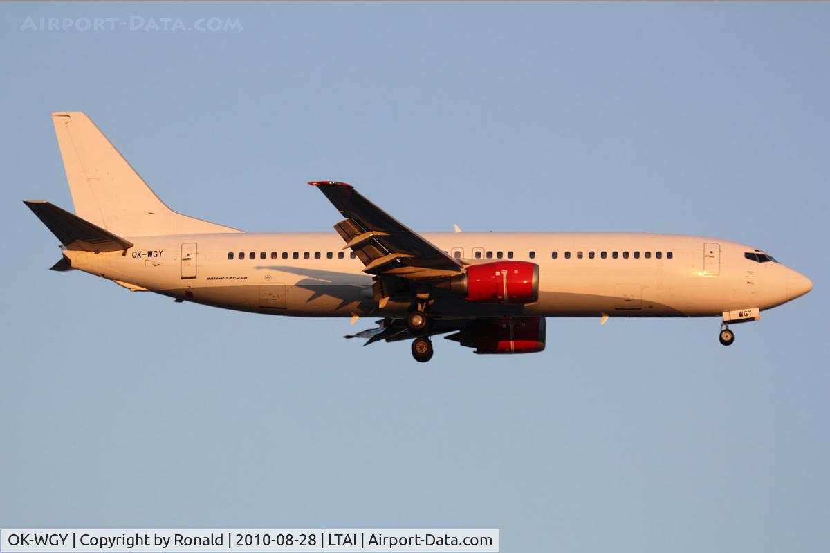 OK-WGY, 1991 Boeing 737-436 C/N 25839, at ayt