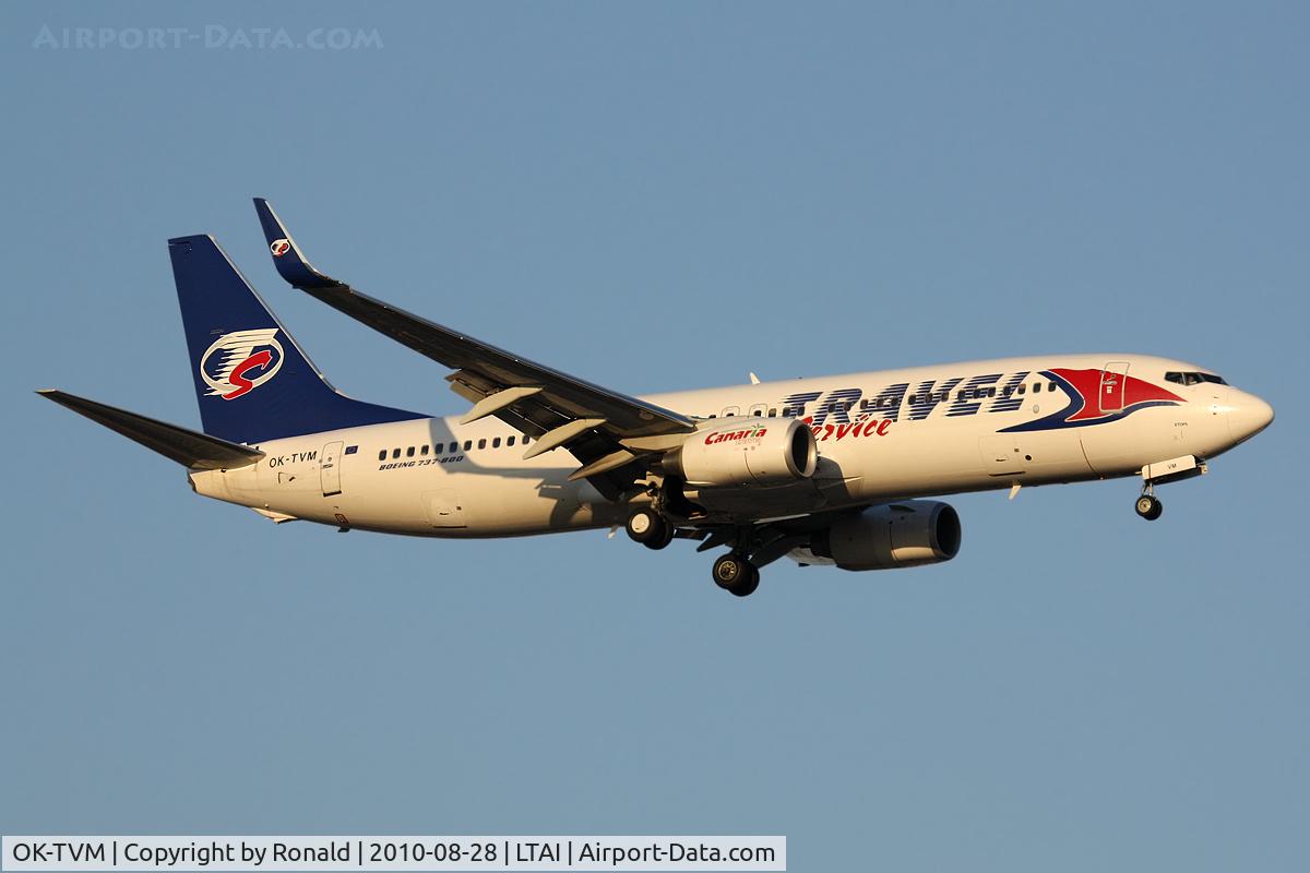 OK-TVM, 2010 Boeing 737-8FN C/N 37077, at ayt