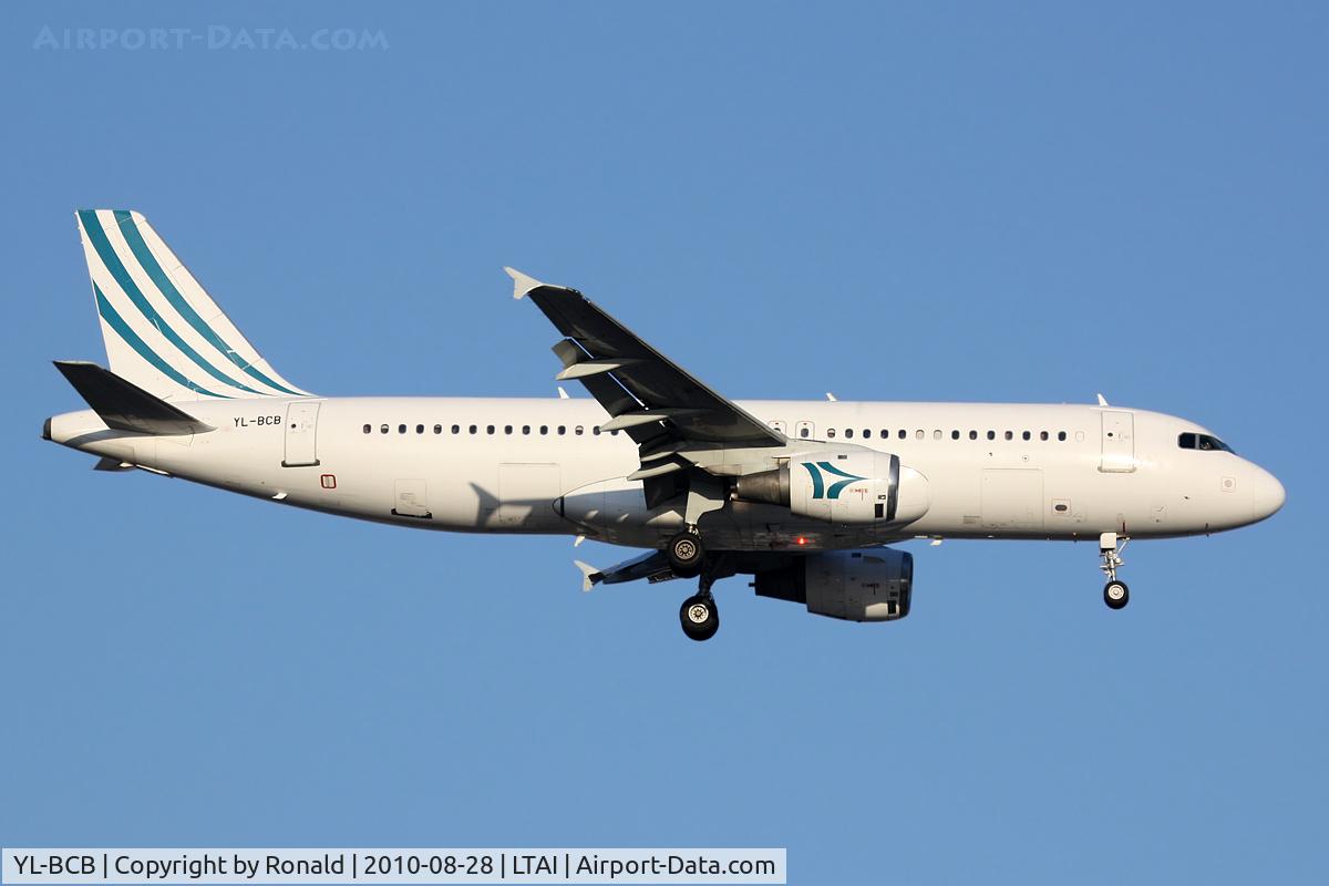 YL-BCB, 1997 Airbus A320-211 C/N 726, at ayt