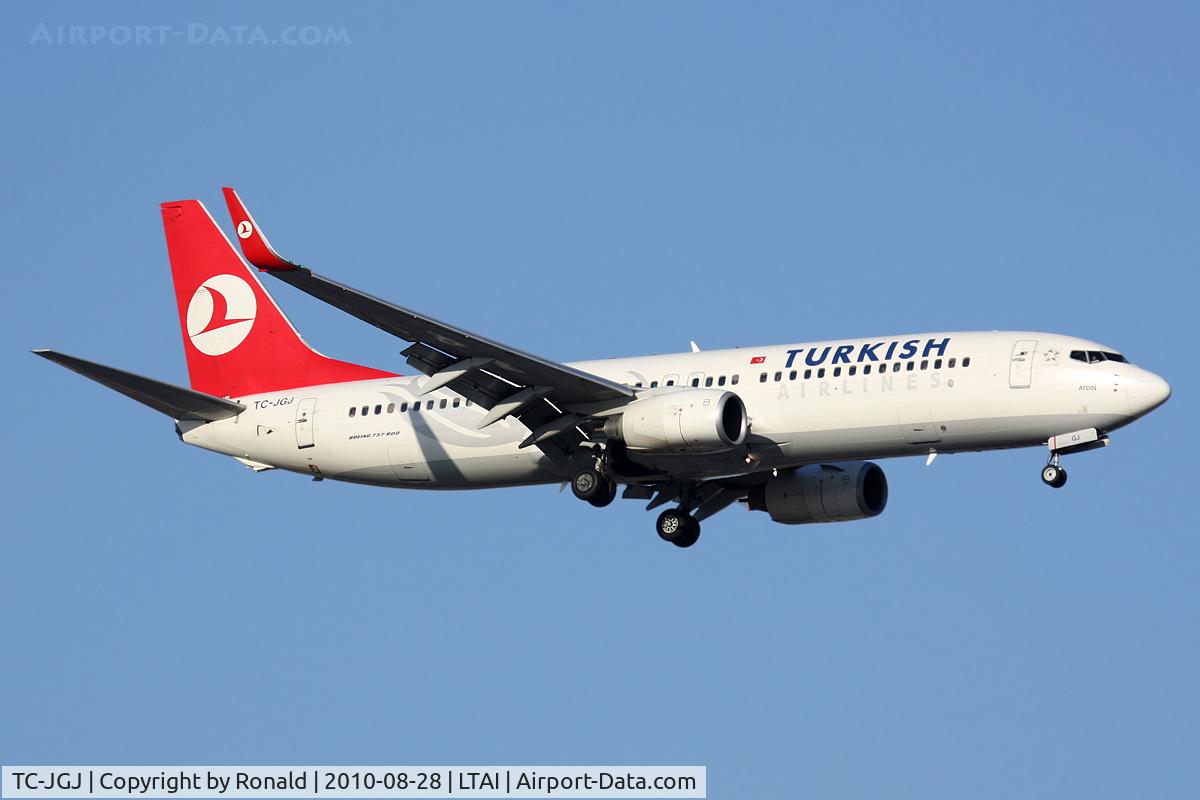 TC-JGJ, 2006 Boeing 737-8F2 C/N 34408, at ayt