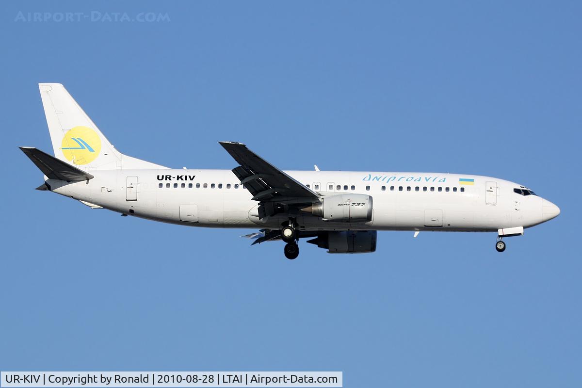 UR-KIV, 1990 Boeing 737-4YO C/N 24686, at ayt